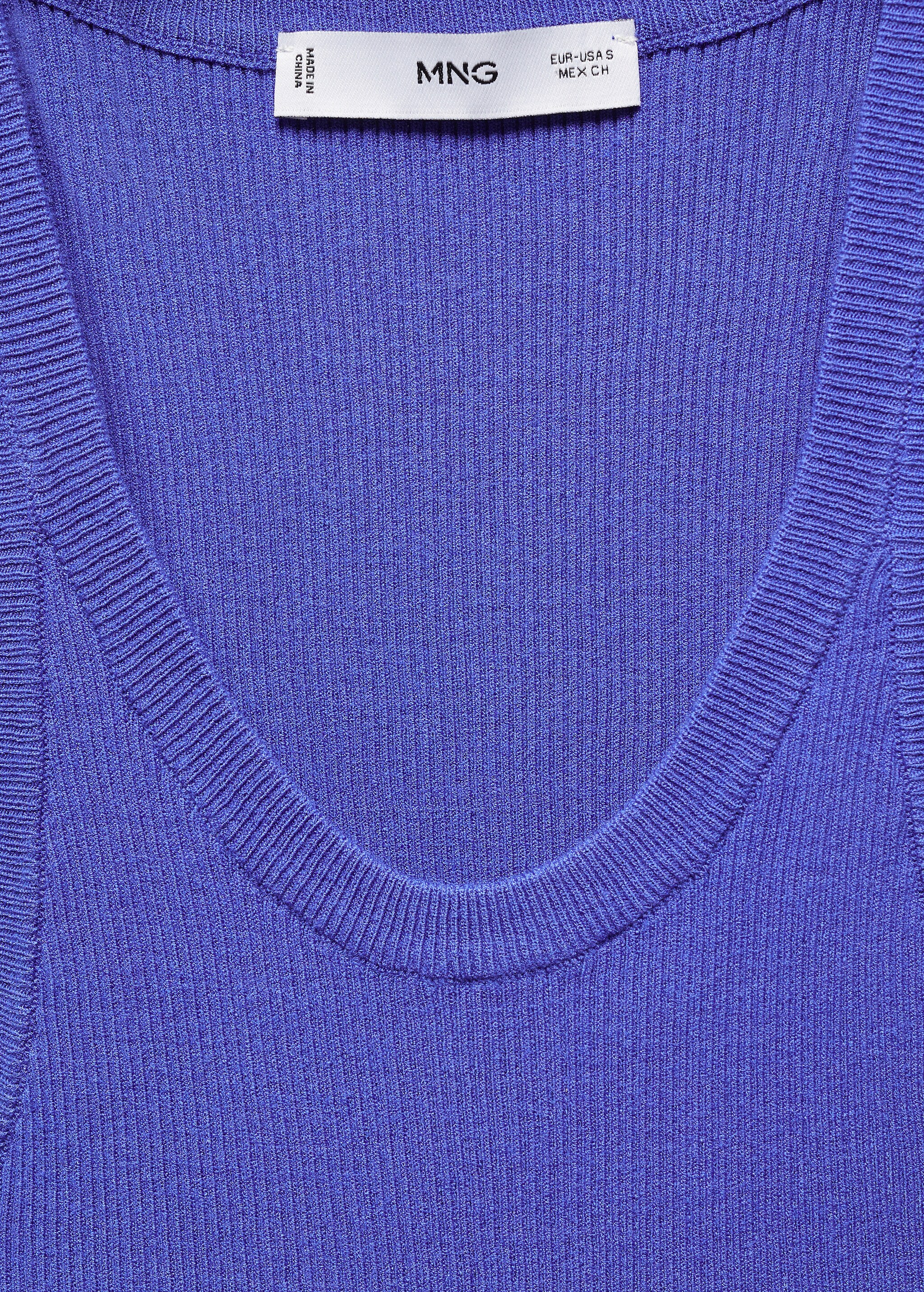 Ribbed knit top - Details of the article 8