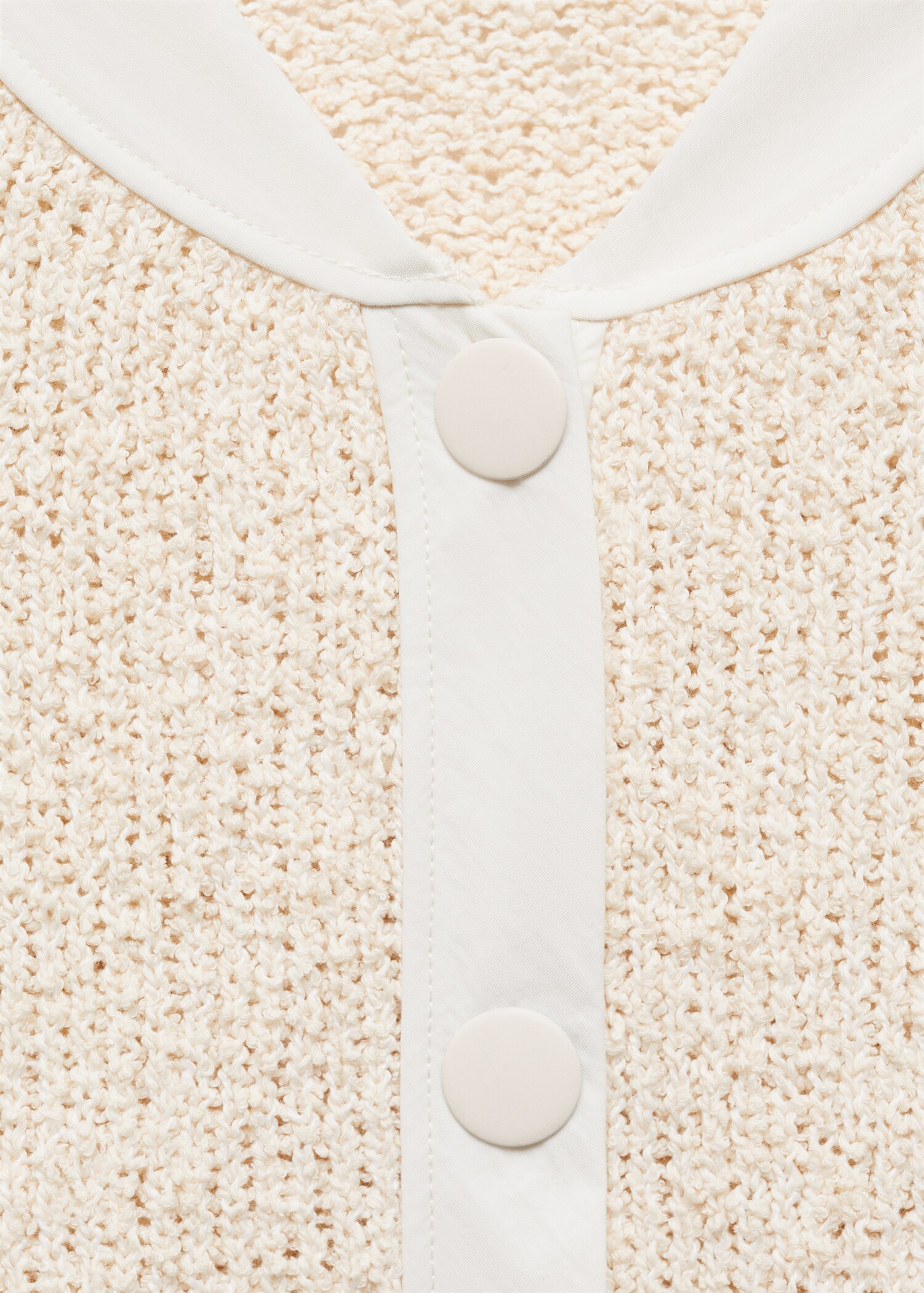 Contrast edge cardigan - Details of the article 8