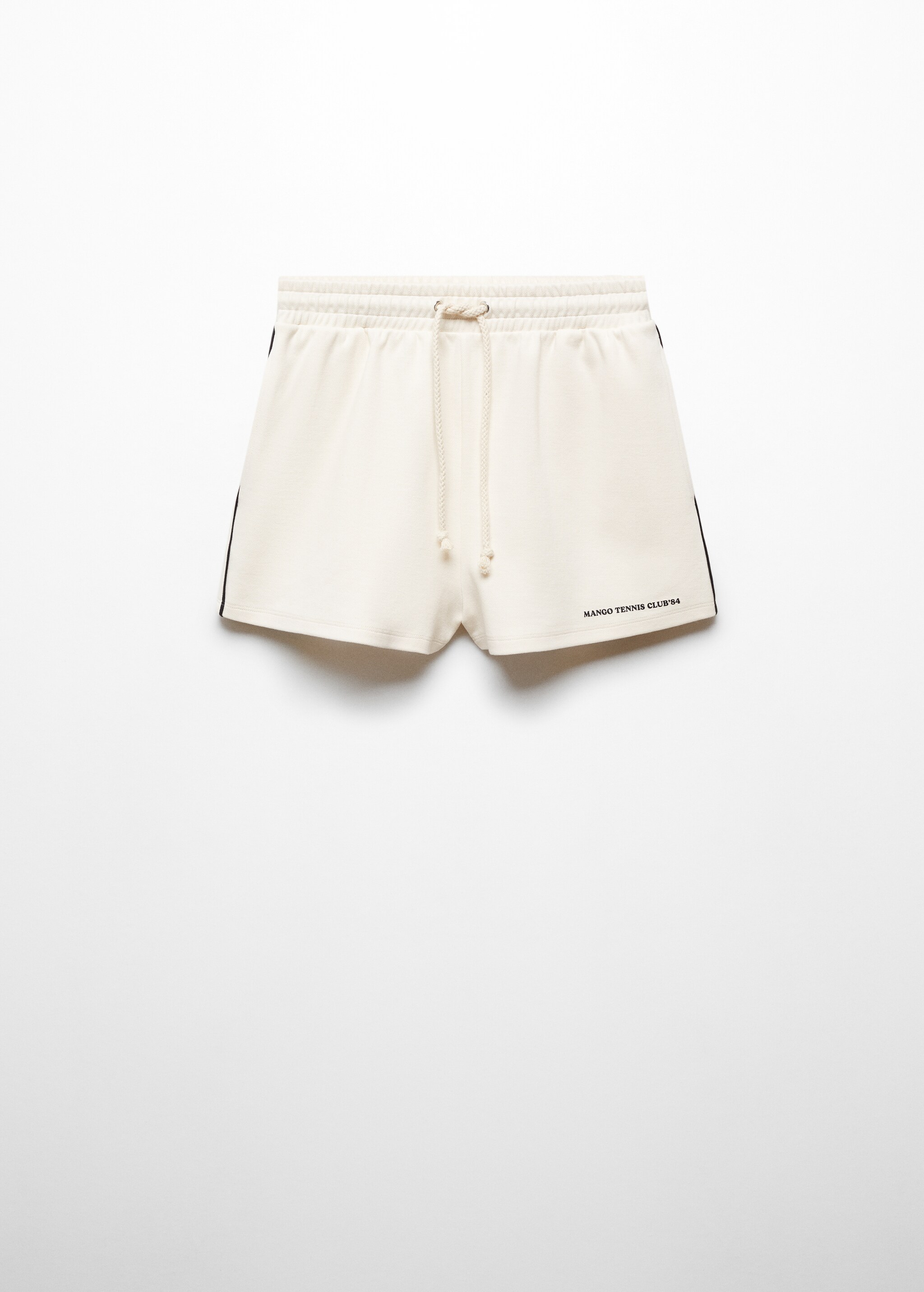 Gebreide shorts met logo - Artikel zonder model
