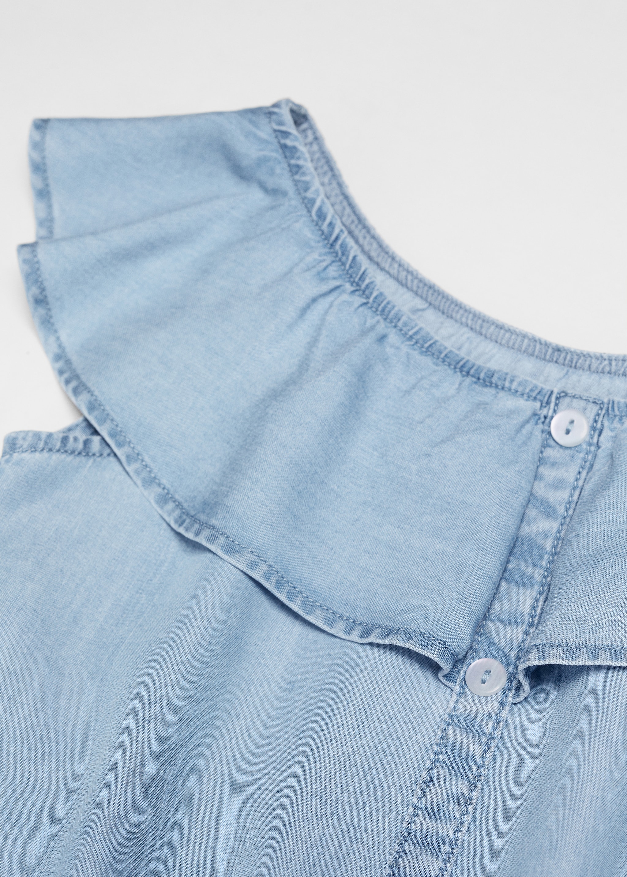 Denim blouse with buttons - Details of the article 8