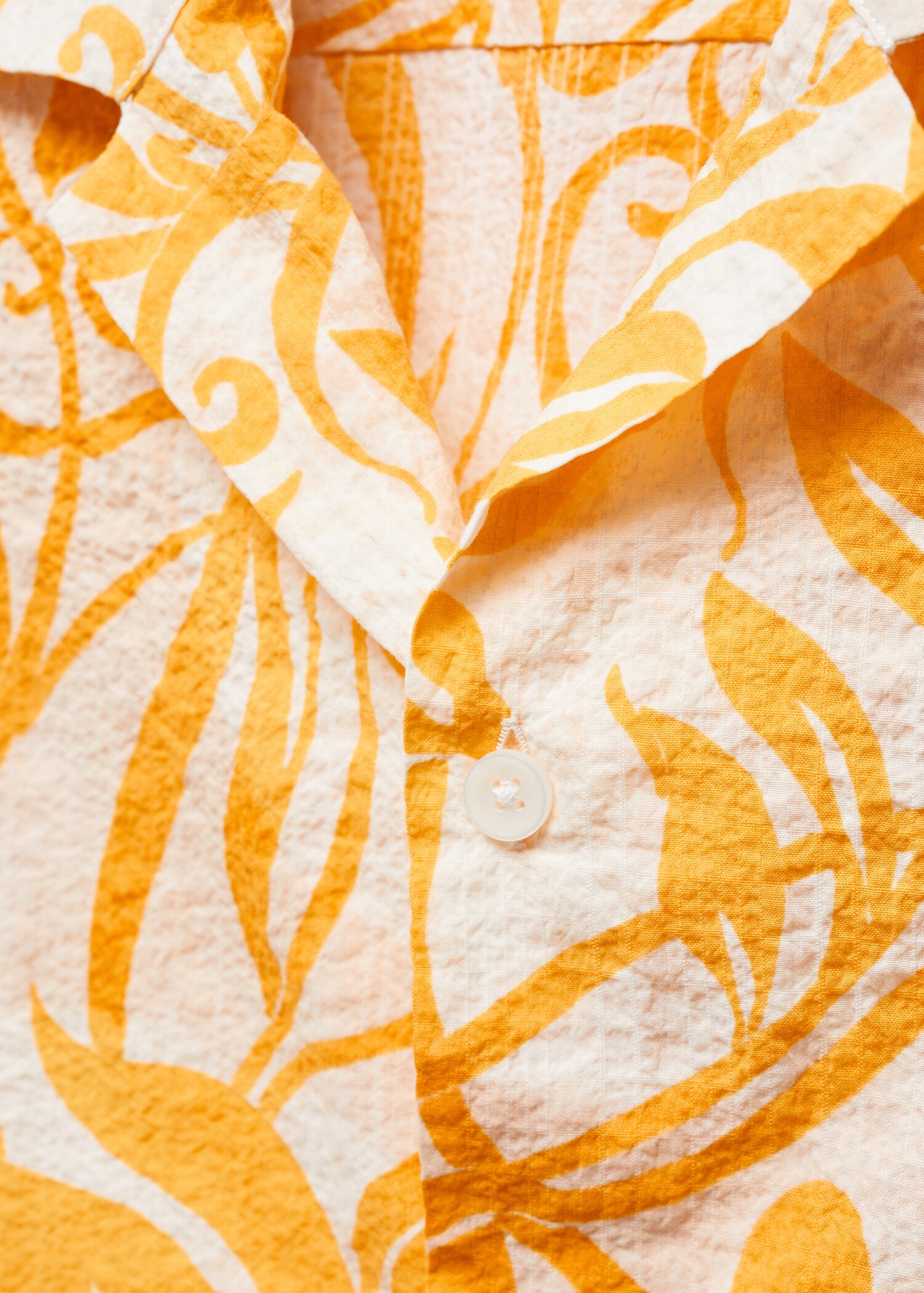 Camisa algodón textura estampada - Detalle del artículo 8