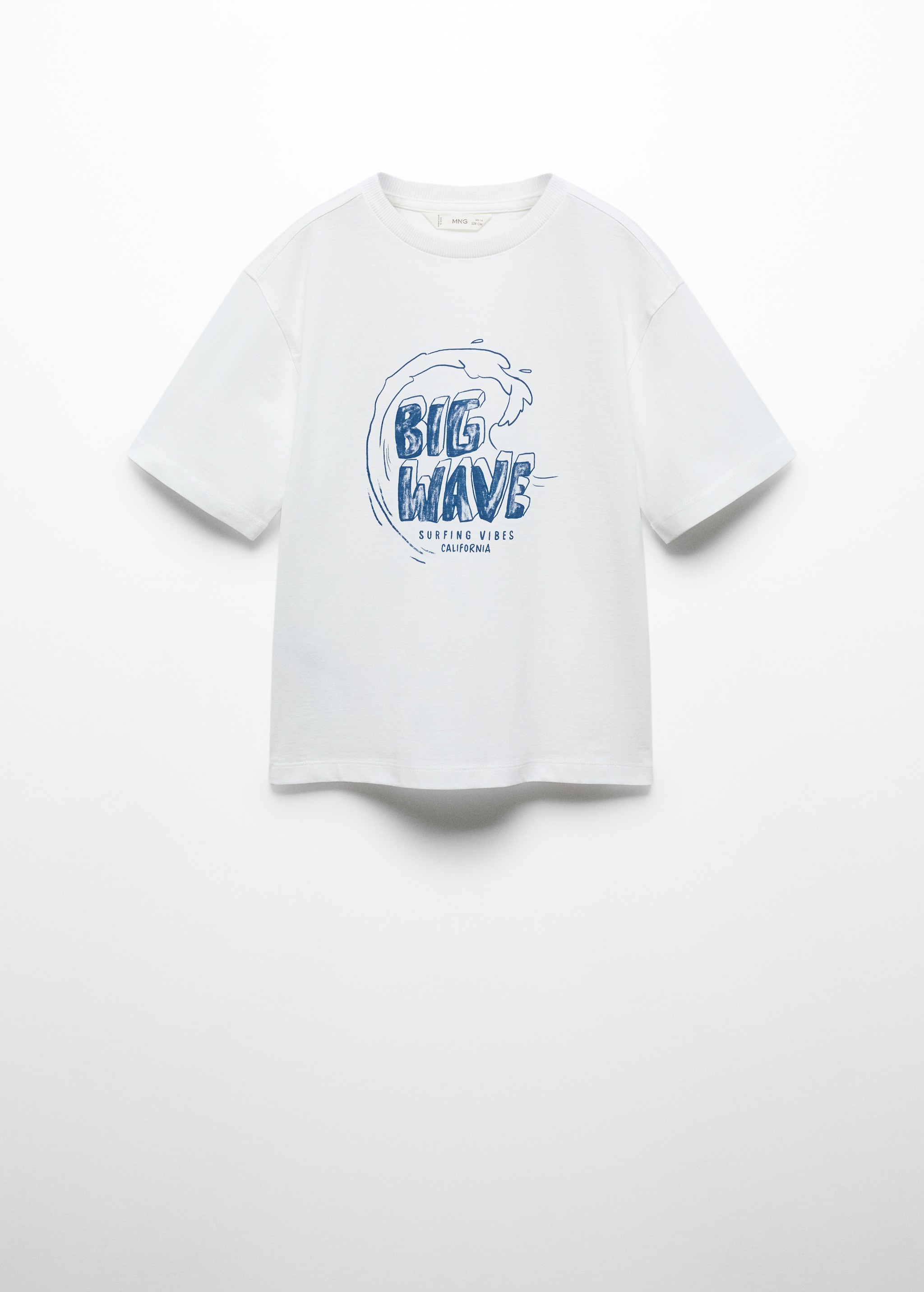 Cotton t-shirt with printed message - Article without model