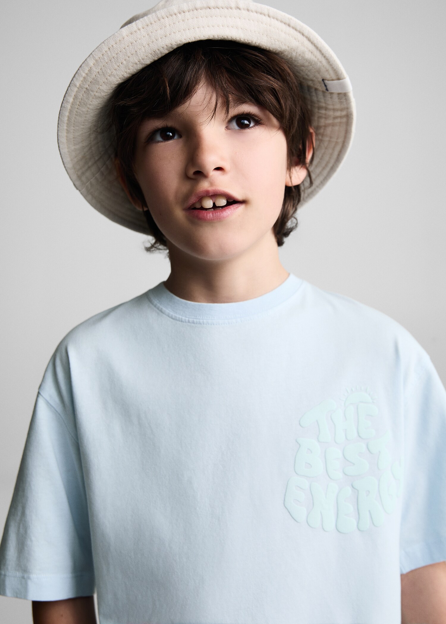 Embossed message t-shirt - Details of the article 1