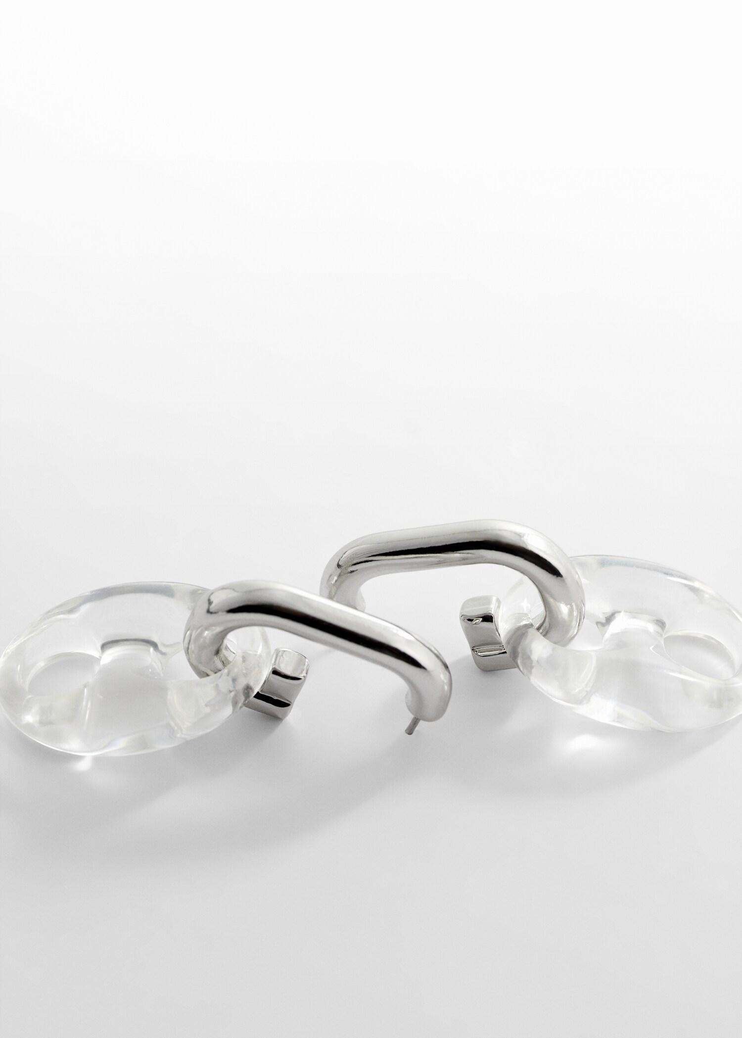 Boucles d'oreilles maillons combinés - Détail de l'article 1