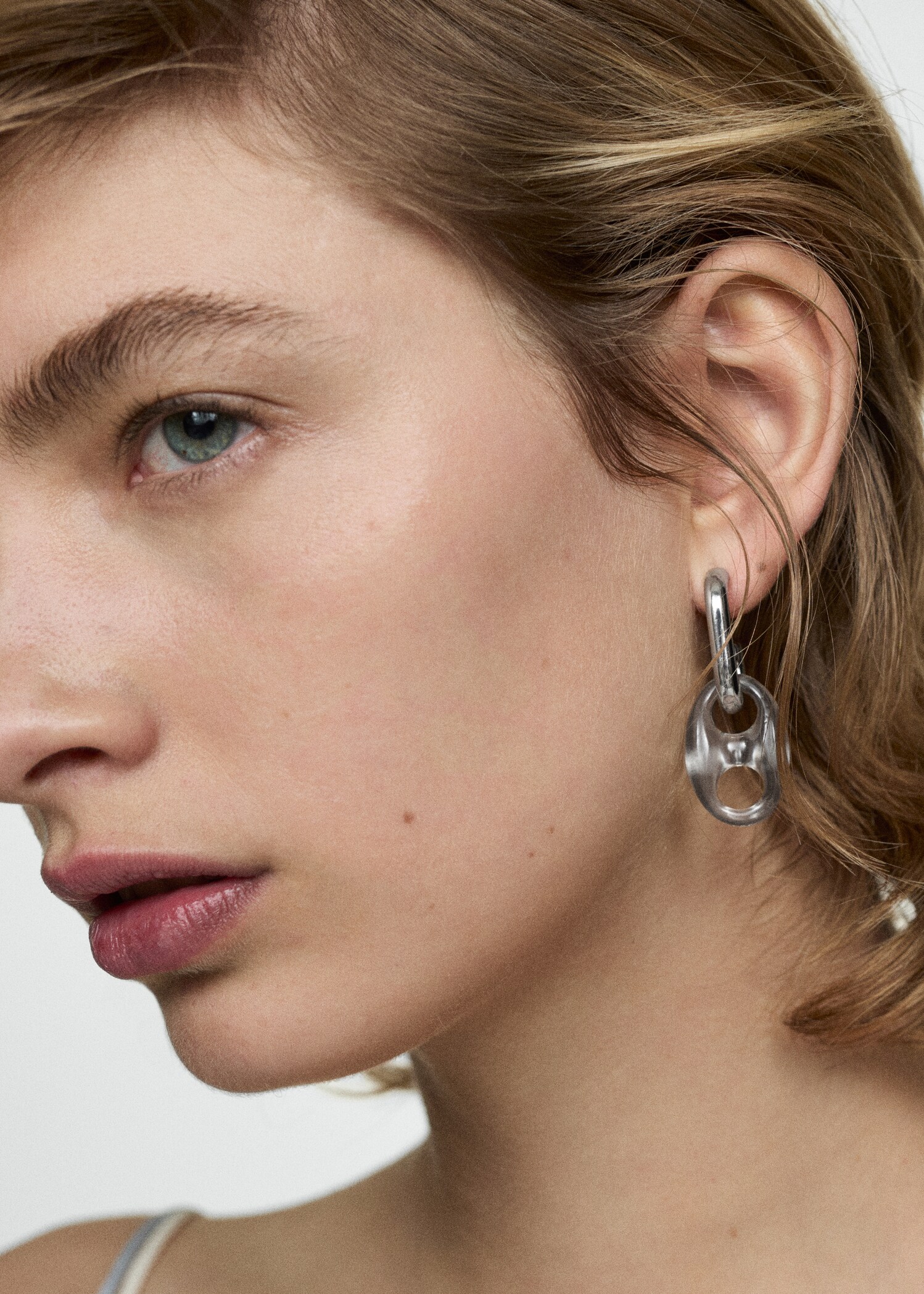 Boucles d'oreilles maillons combinés - Détail de l'article 9