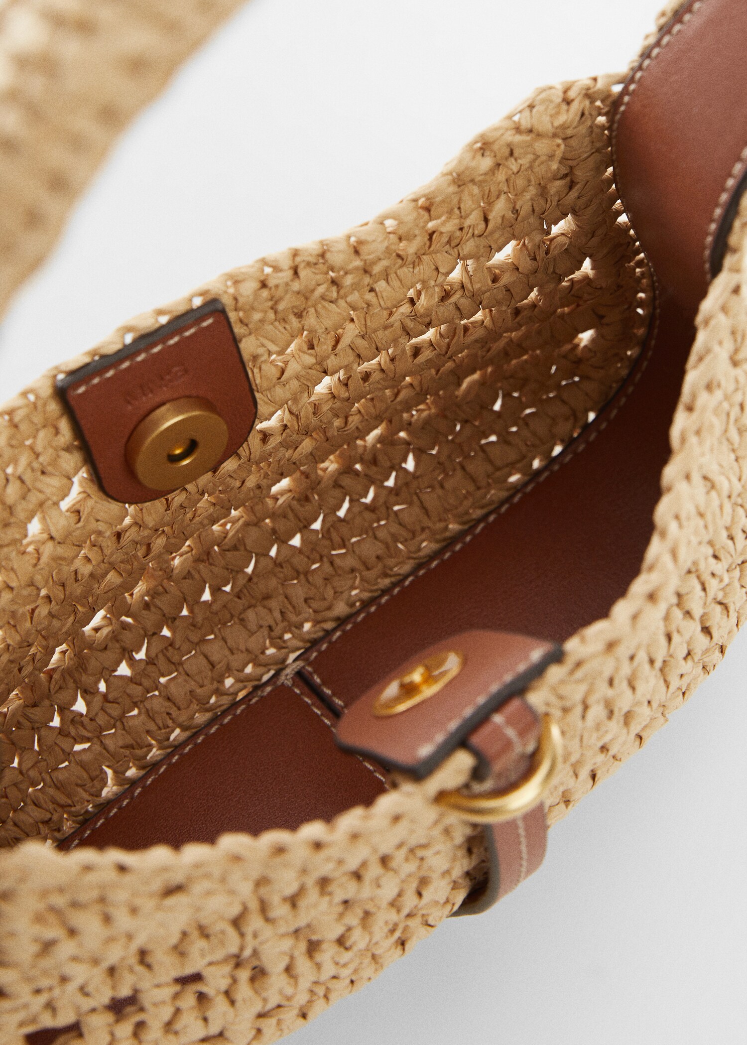 Natural fibre shoulder bag - Details of the article 1