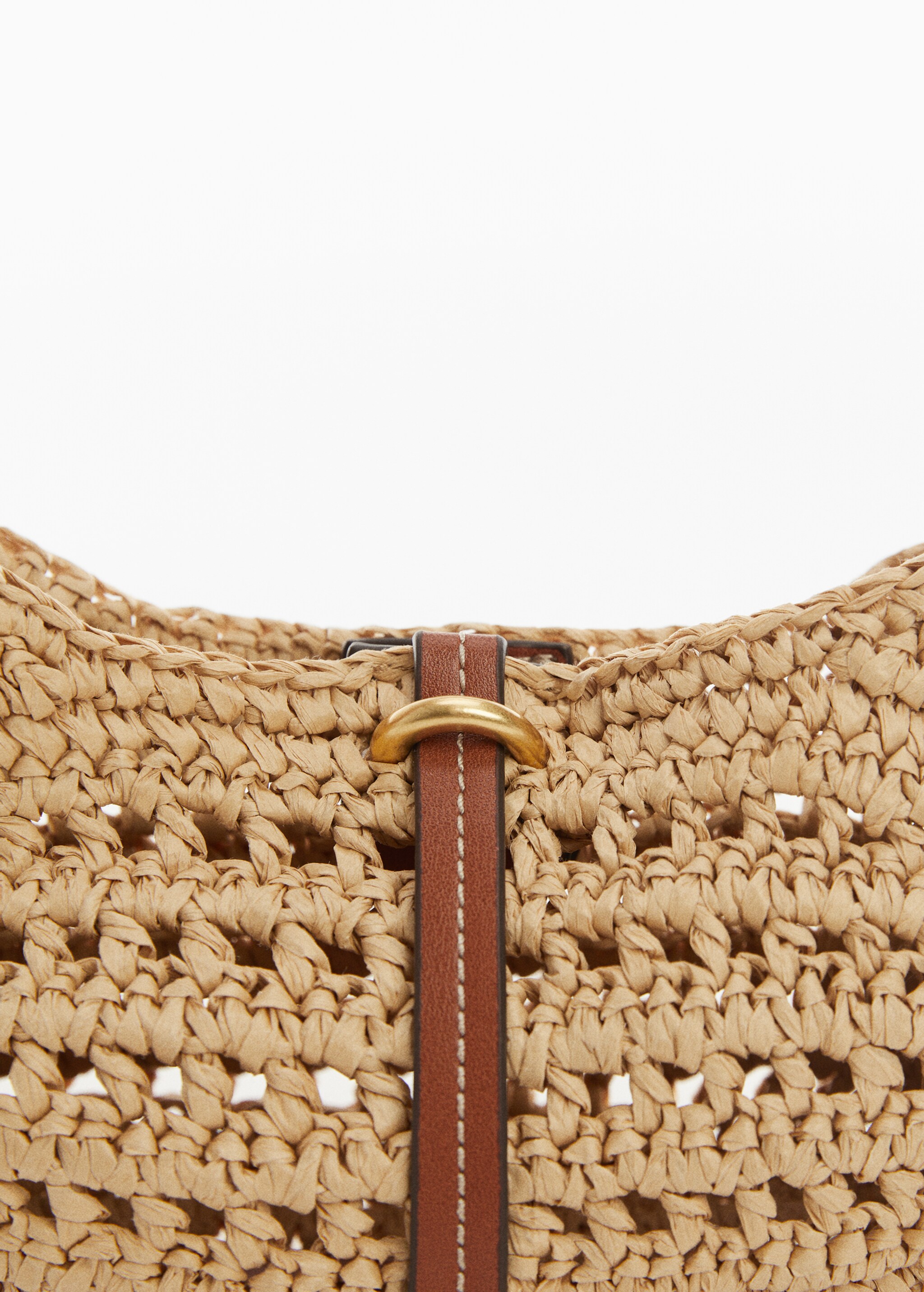 Natural fibre shoulder bag - Details of the article 2