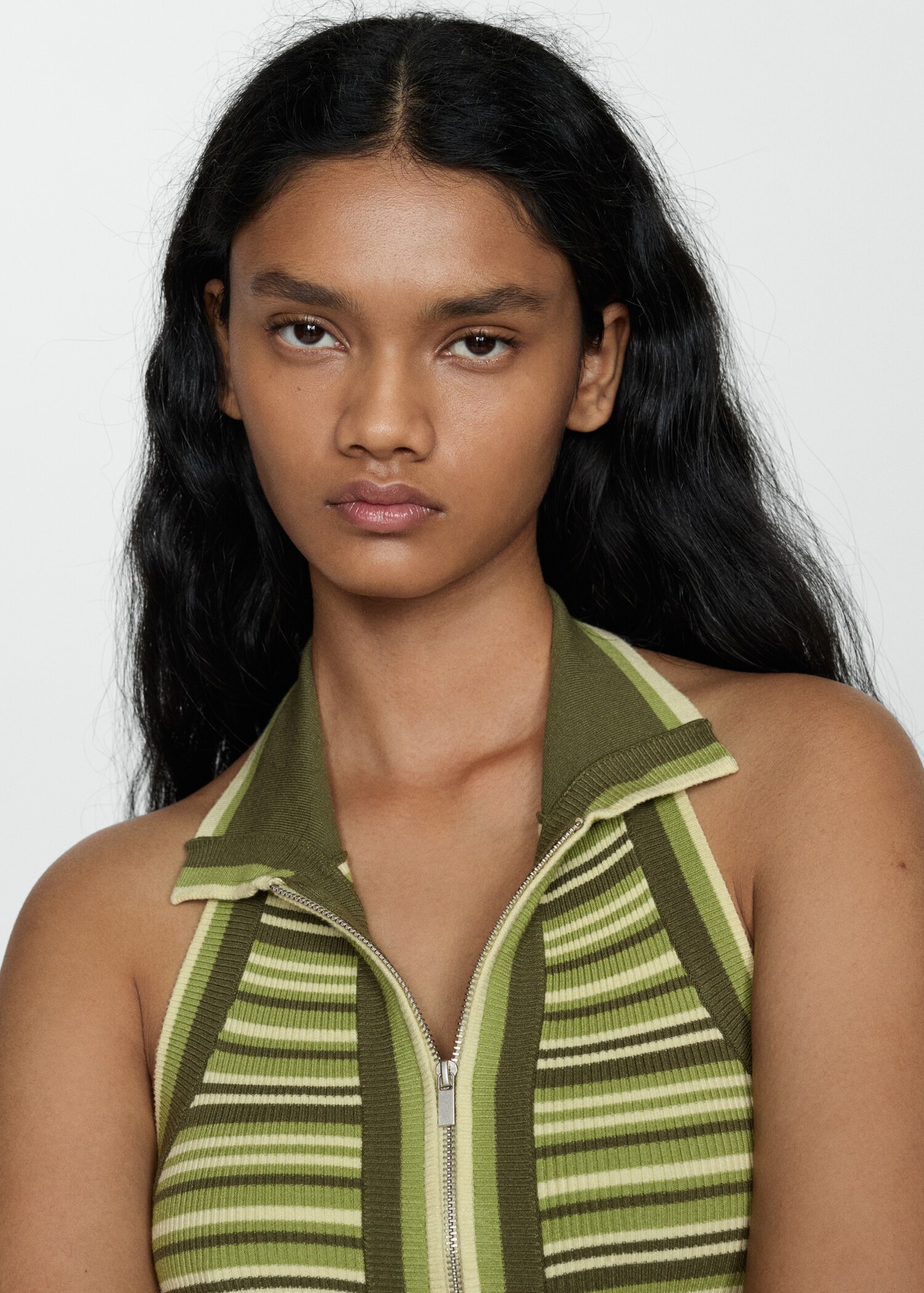 Double-zip knitted top - Details of the article 1