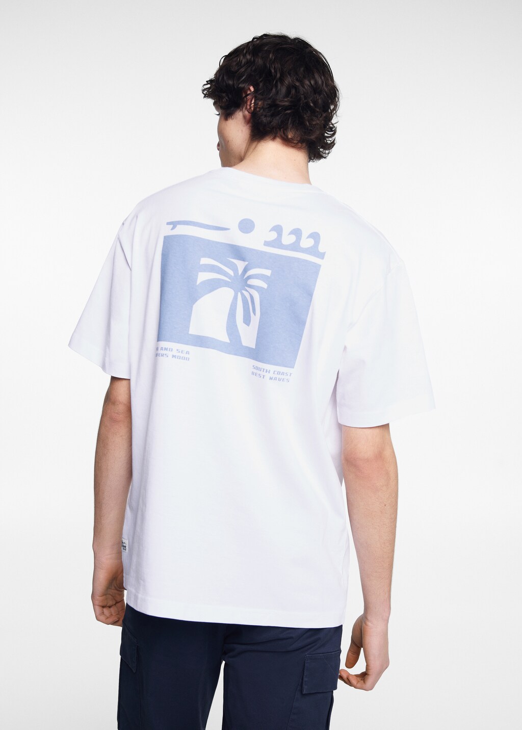 Katoenen T shirt met print Teen MANGO Nederland