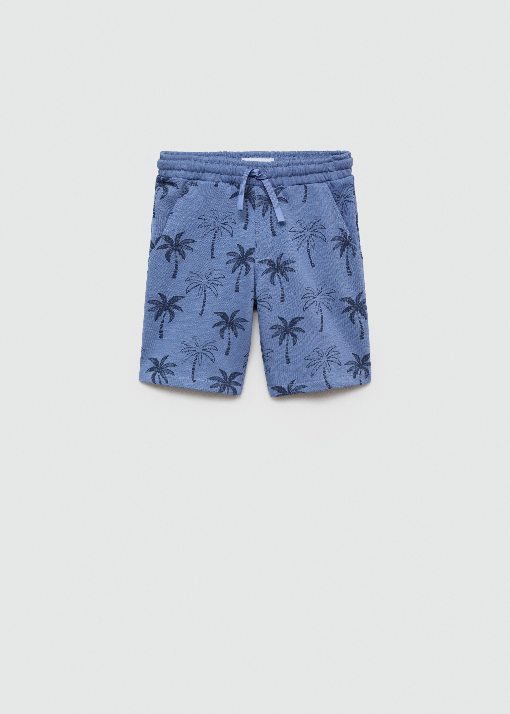 Palm trees print Bermuda shorts - Article without model