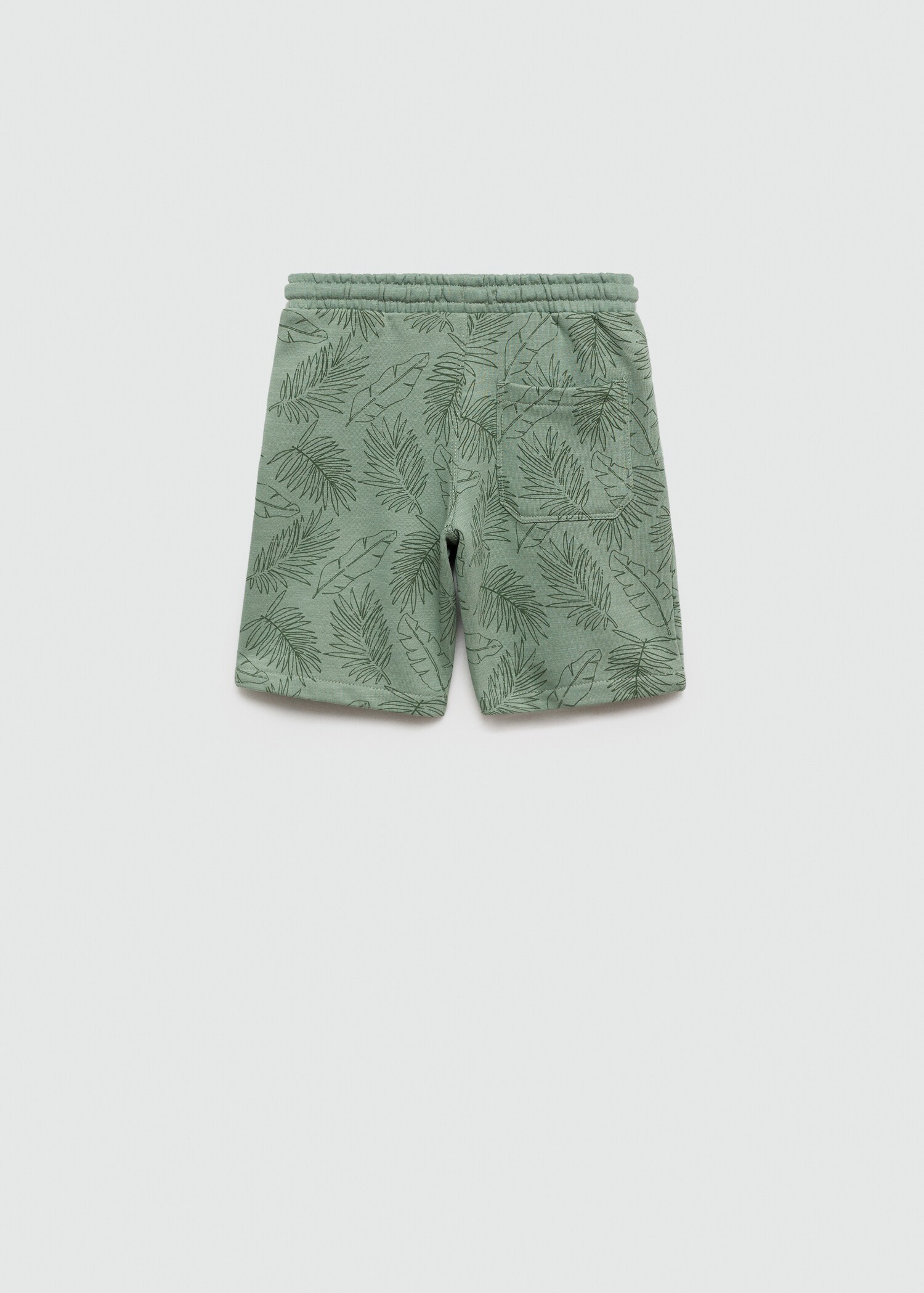 Bermudas estampado hojas - Reverso del artículo