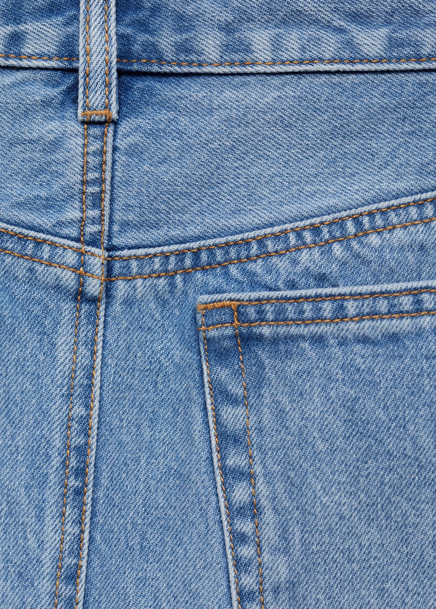 Denim mini-skirt - Details of the article 0