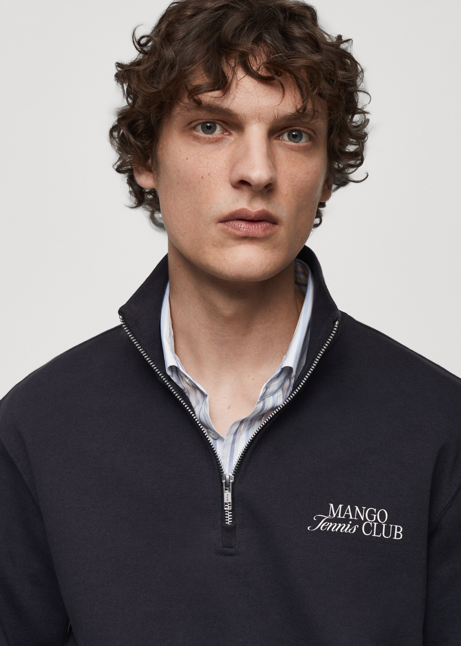 Sudadera cremallera estampado - Detalle del artículo 1