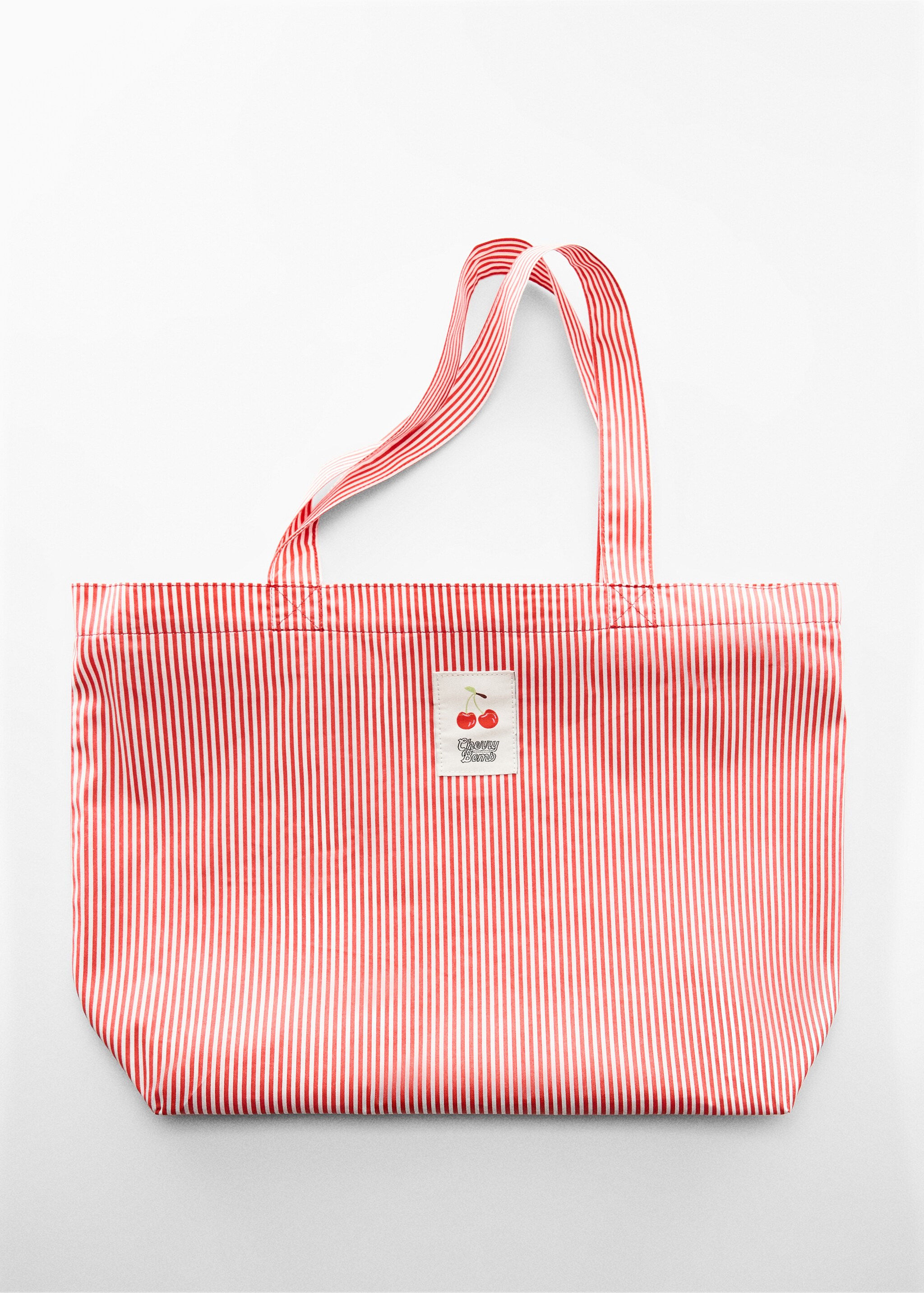 Striped shopper bag - Details of the article 5
