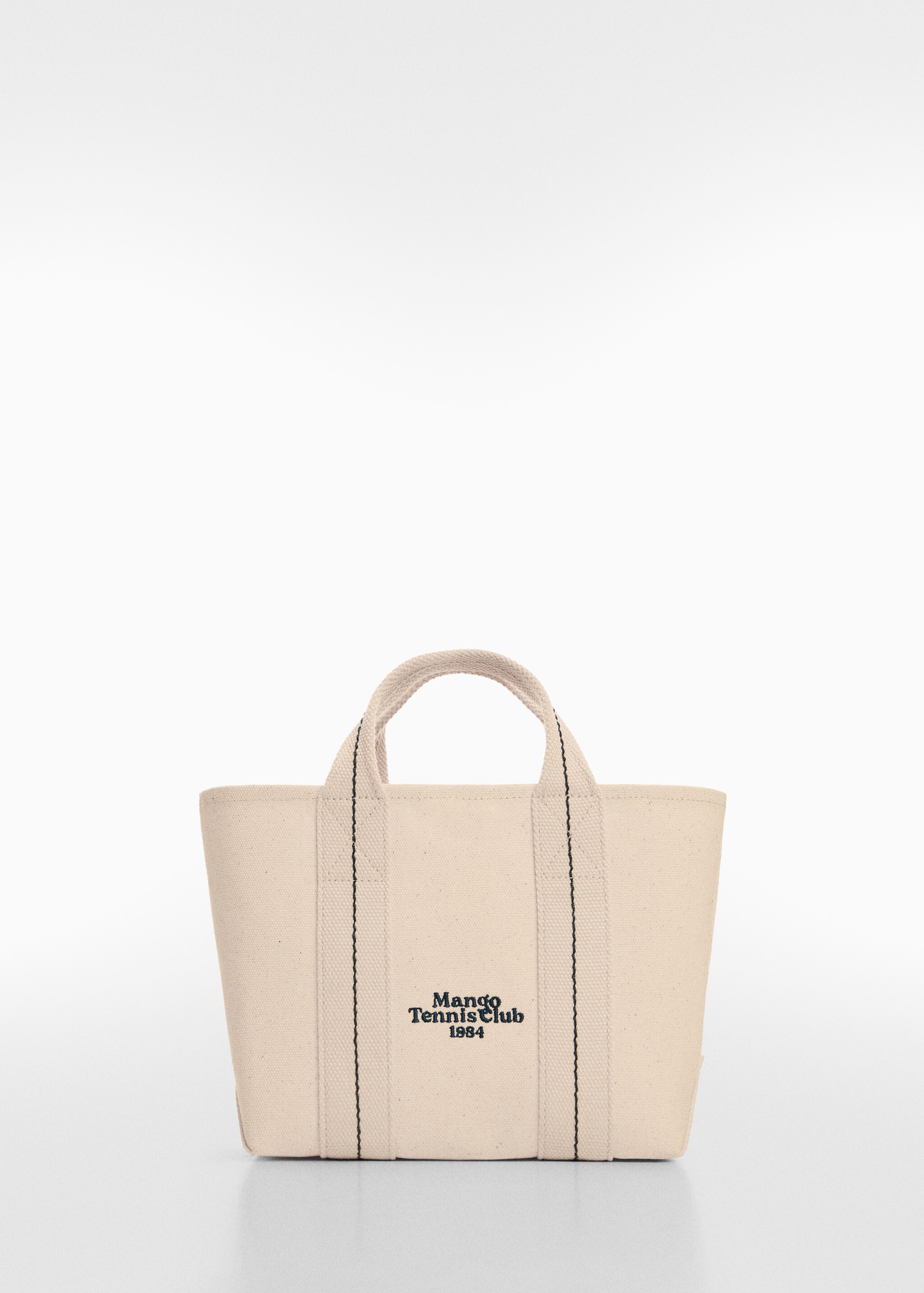 Contrasting shopper bag - Article without model