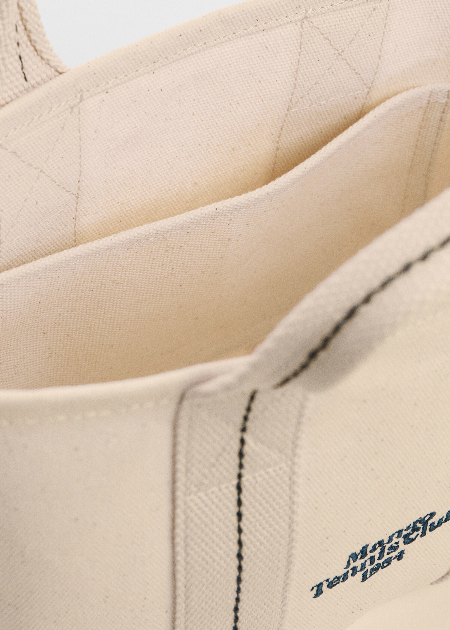 Contrasting shopper bag - Details of the article 1