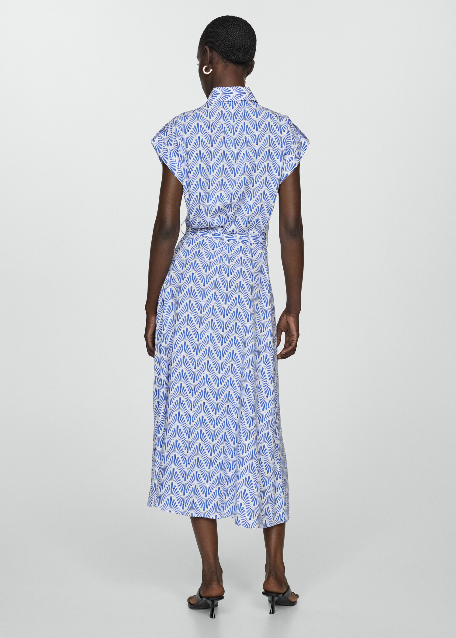 Bow shirt dress - Reverse of the article