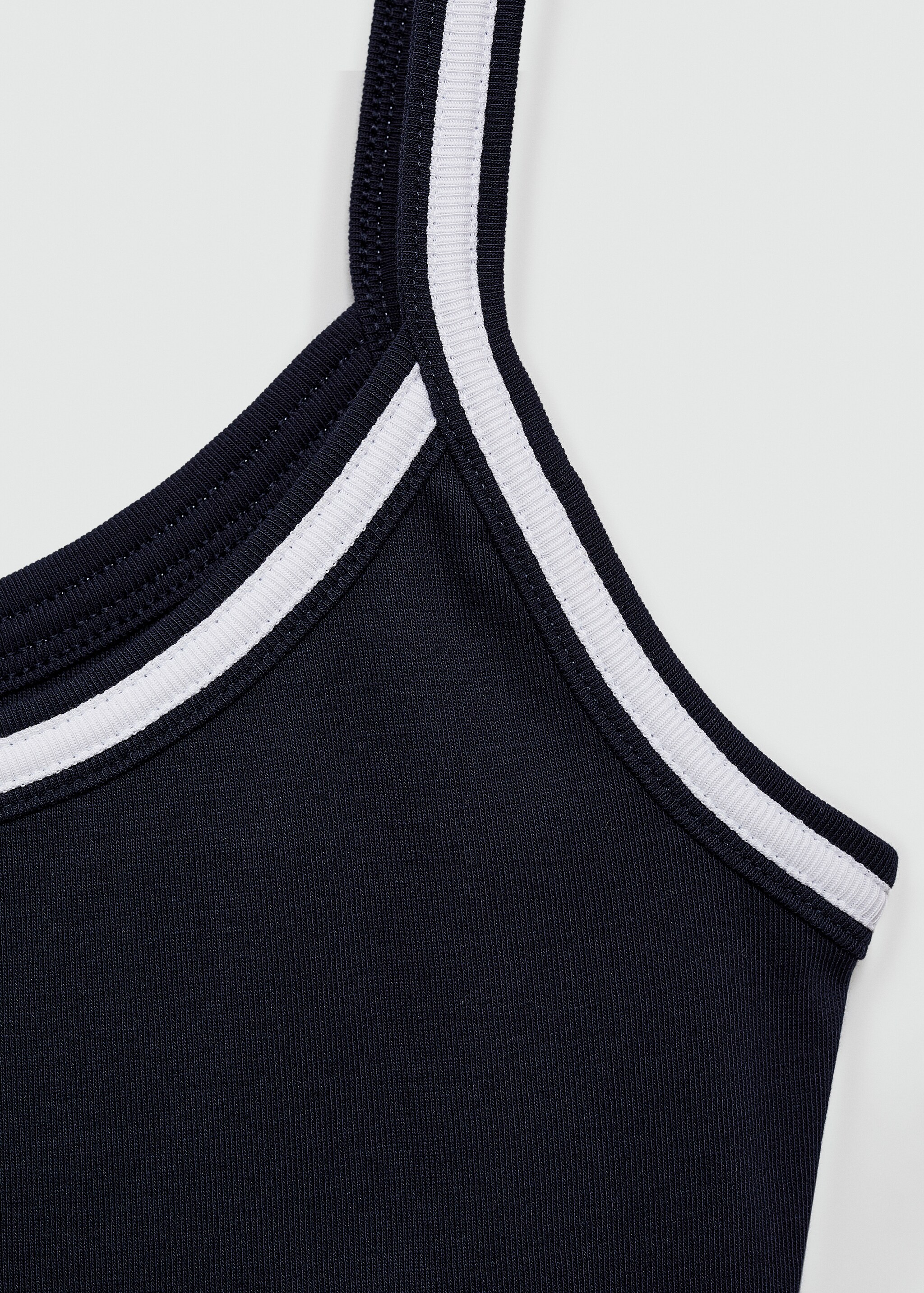 Combined knitted top with straps  - Details of the article 8
