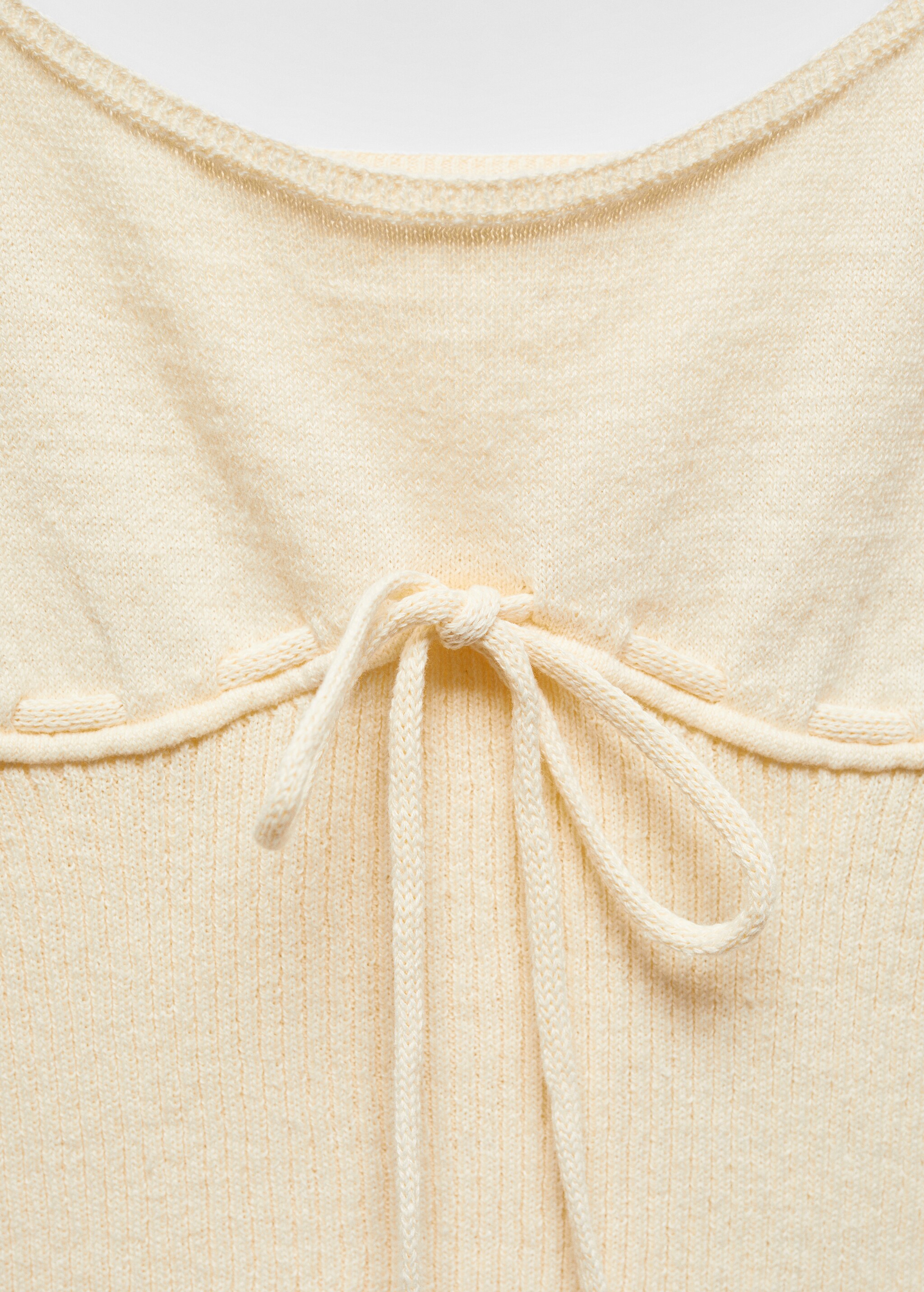 Bow knit top - Details of the article 8