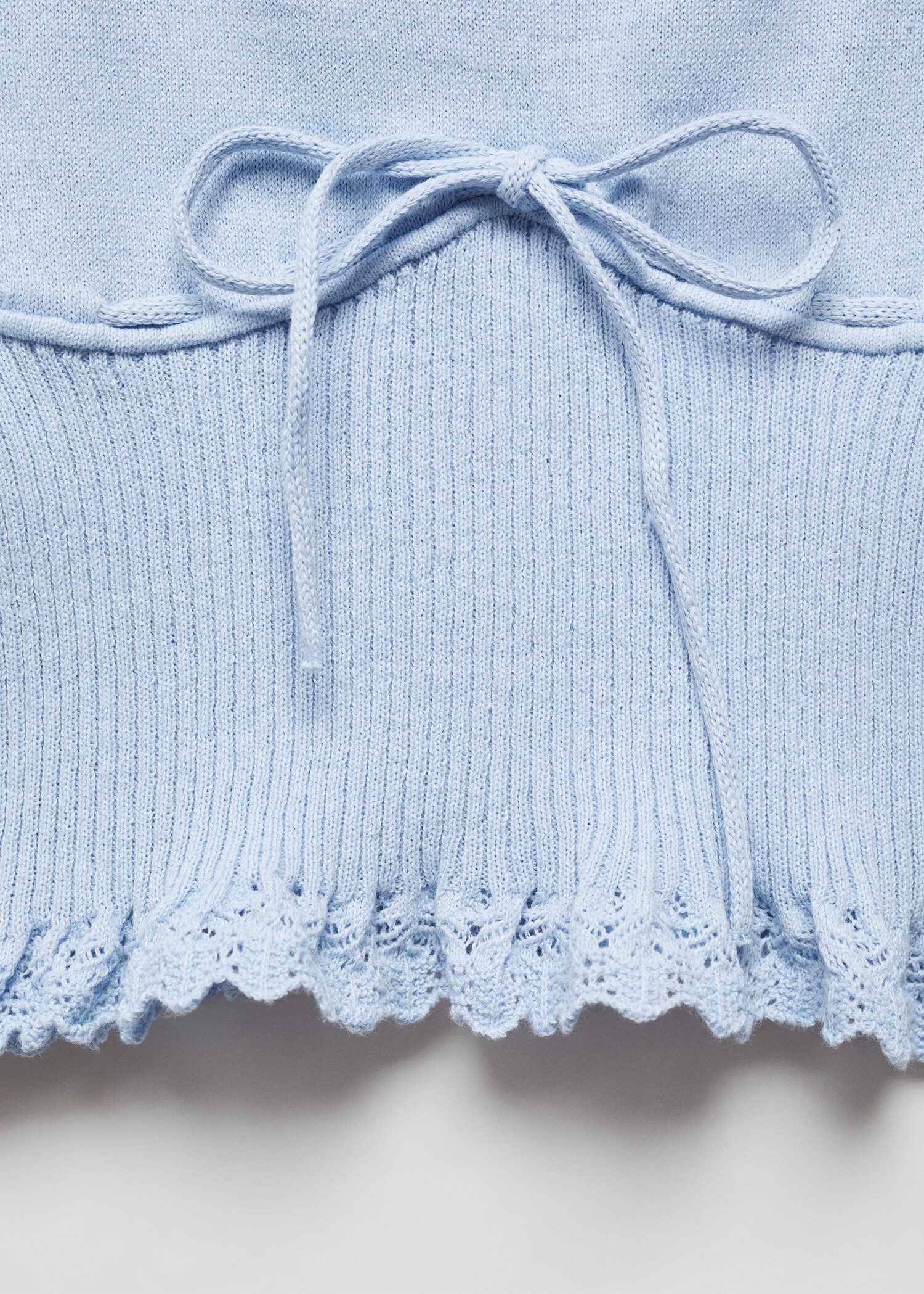 Bow knit top - Details of the article 8