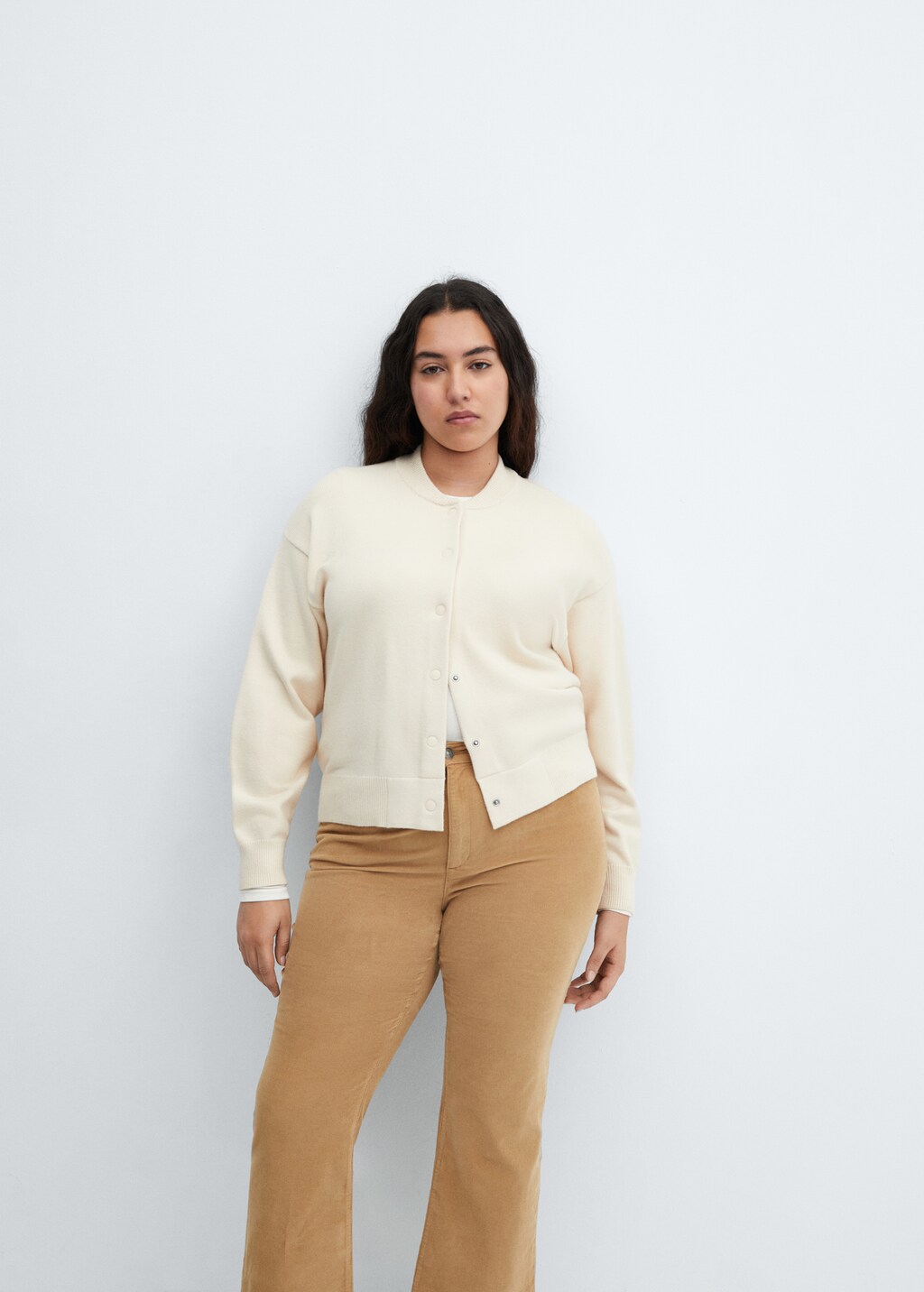 Pantalon velours cotelé femme mango hotsell