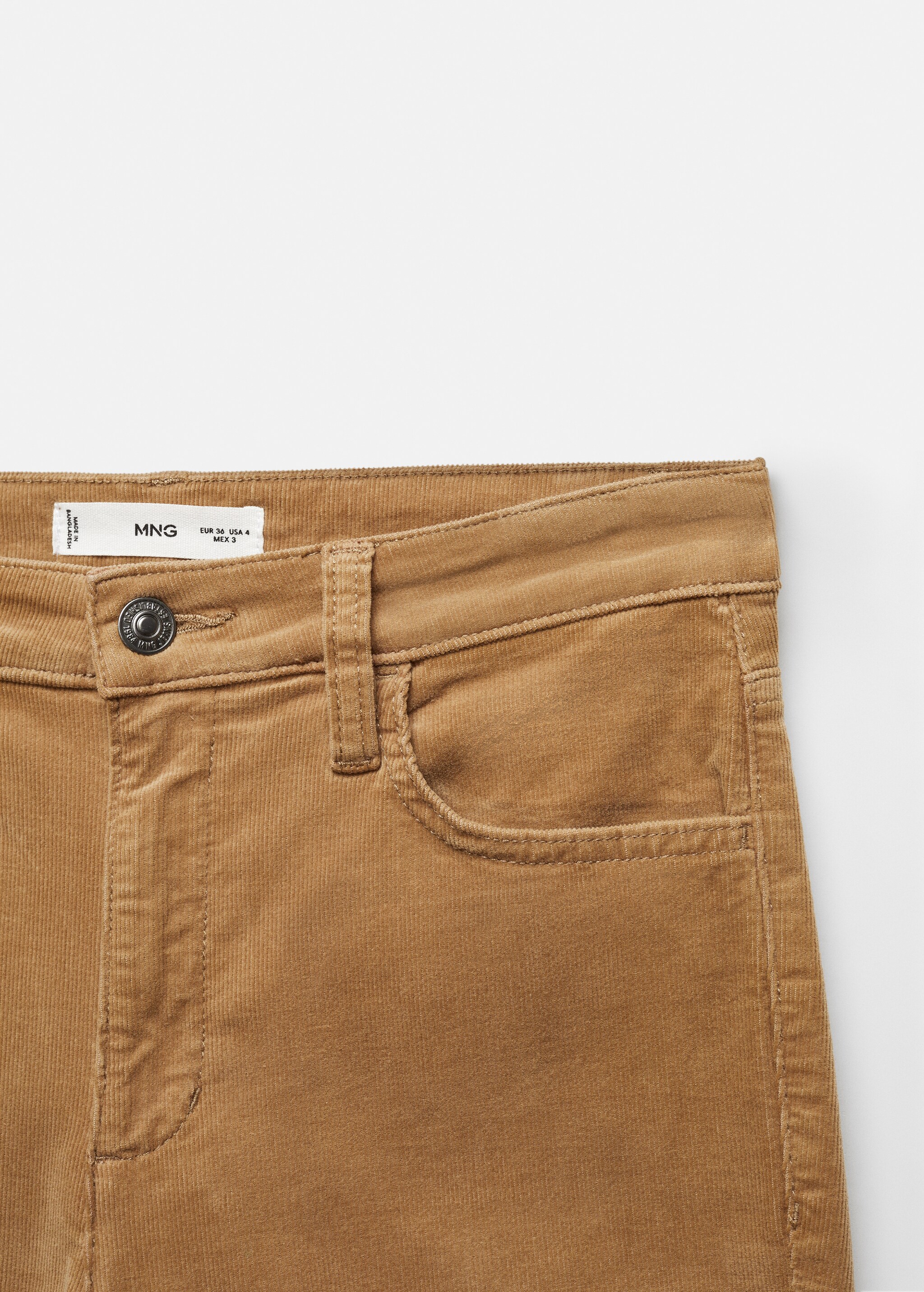 Flare crop corduroy pants - Details of the article 8