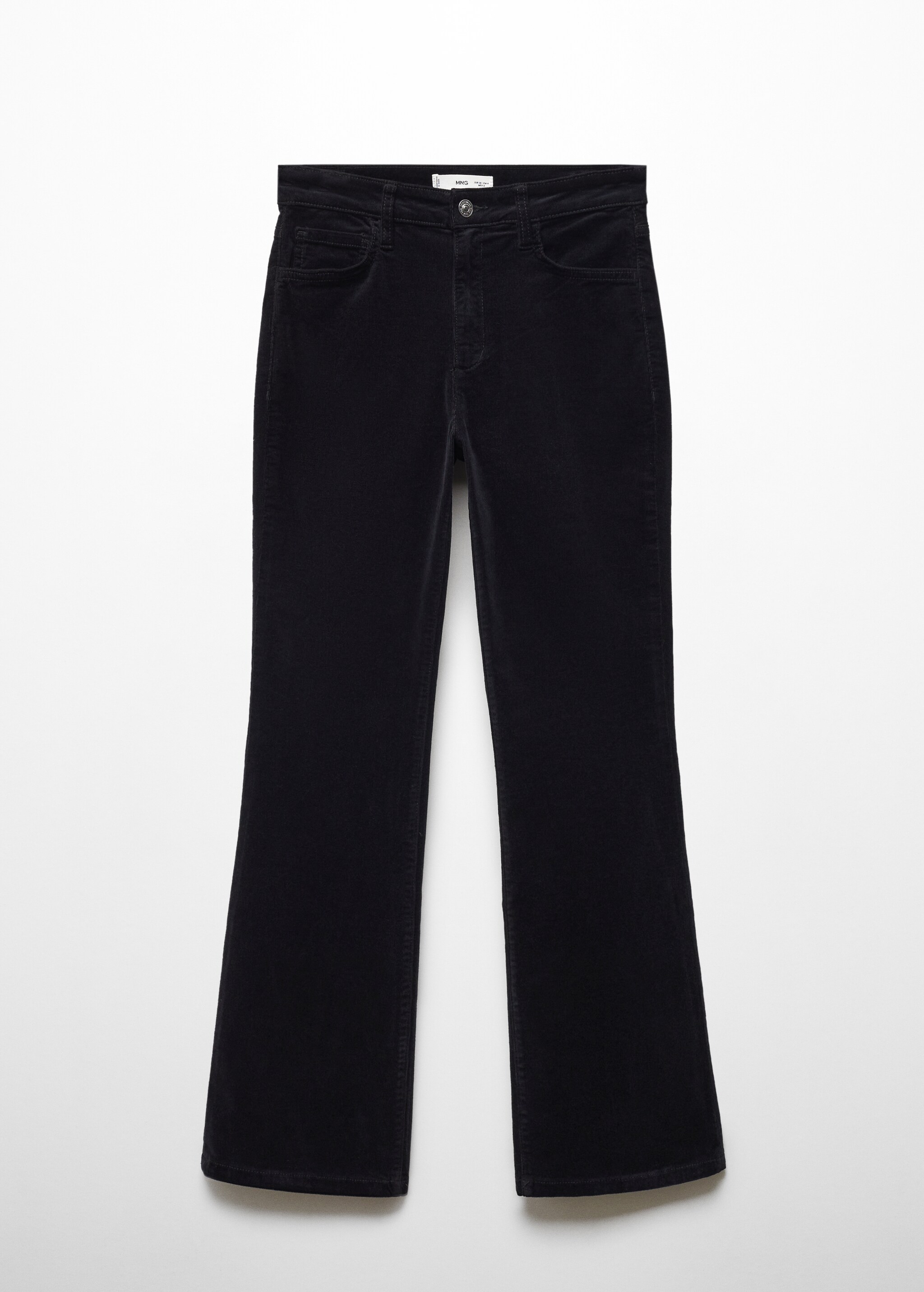Flare crop corduroy pants - Article without model