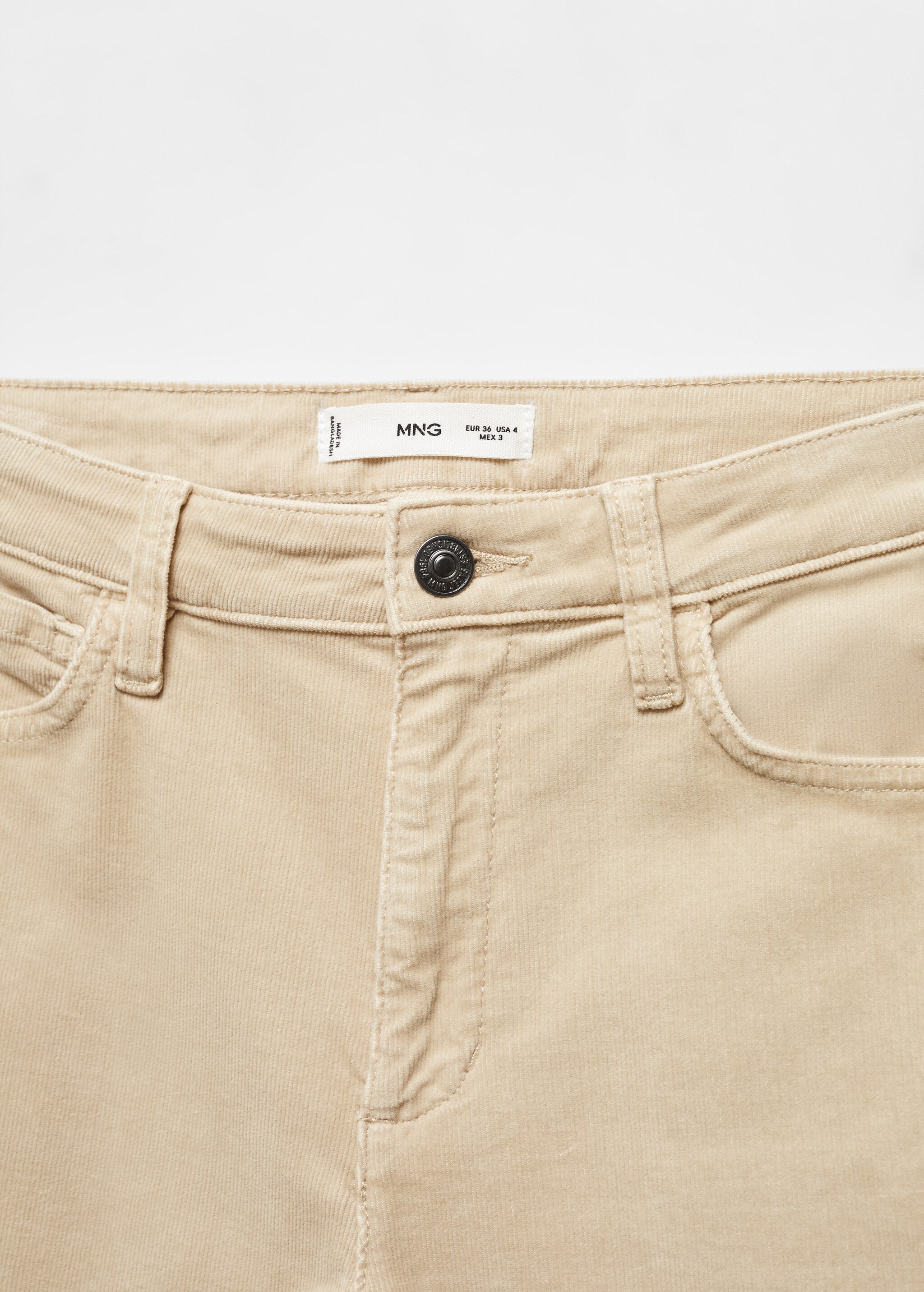 Flare crop corduroy pants - Details of the article 8