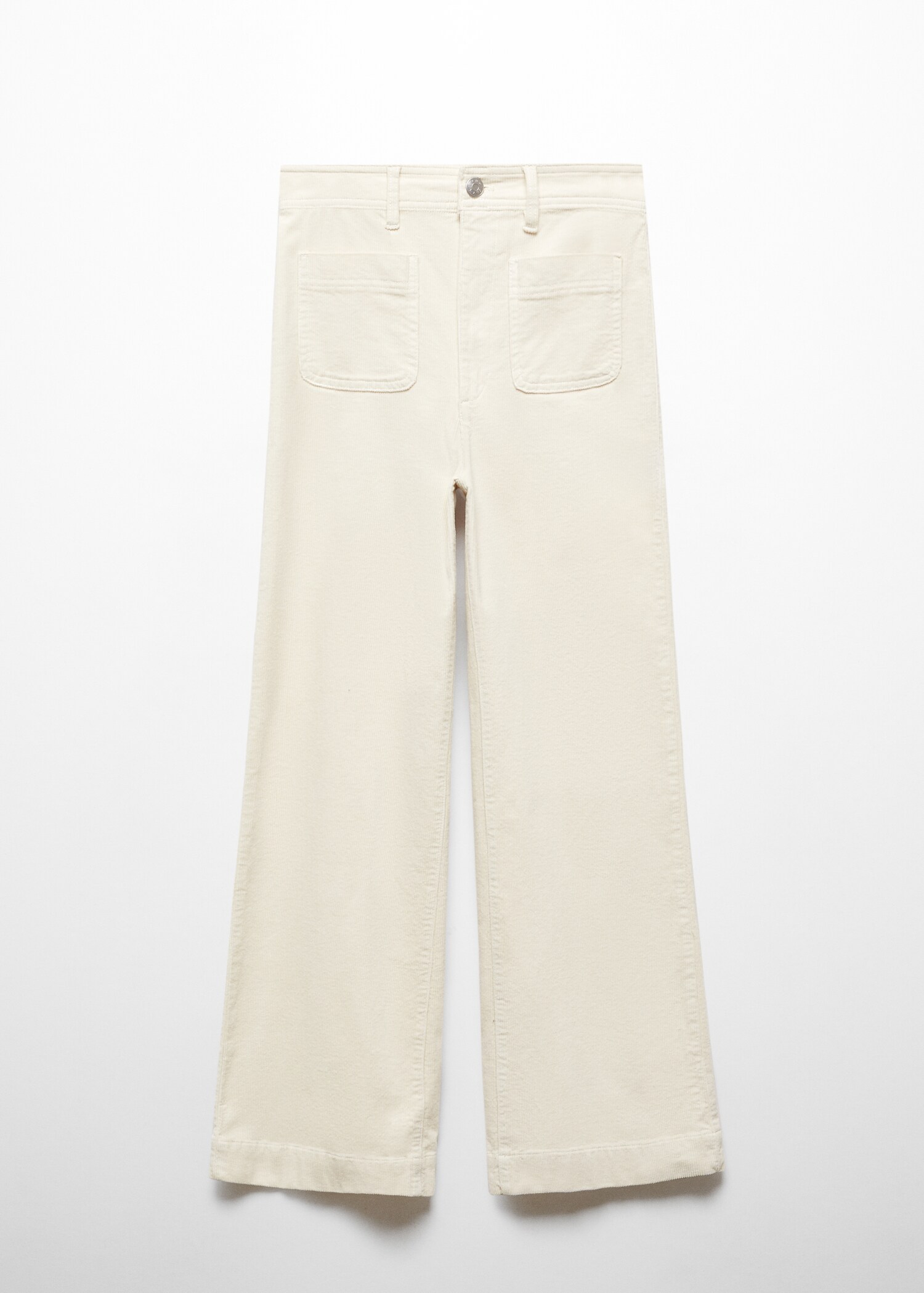 Corduroy culotte pants - Article without model