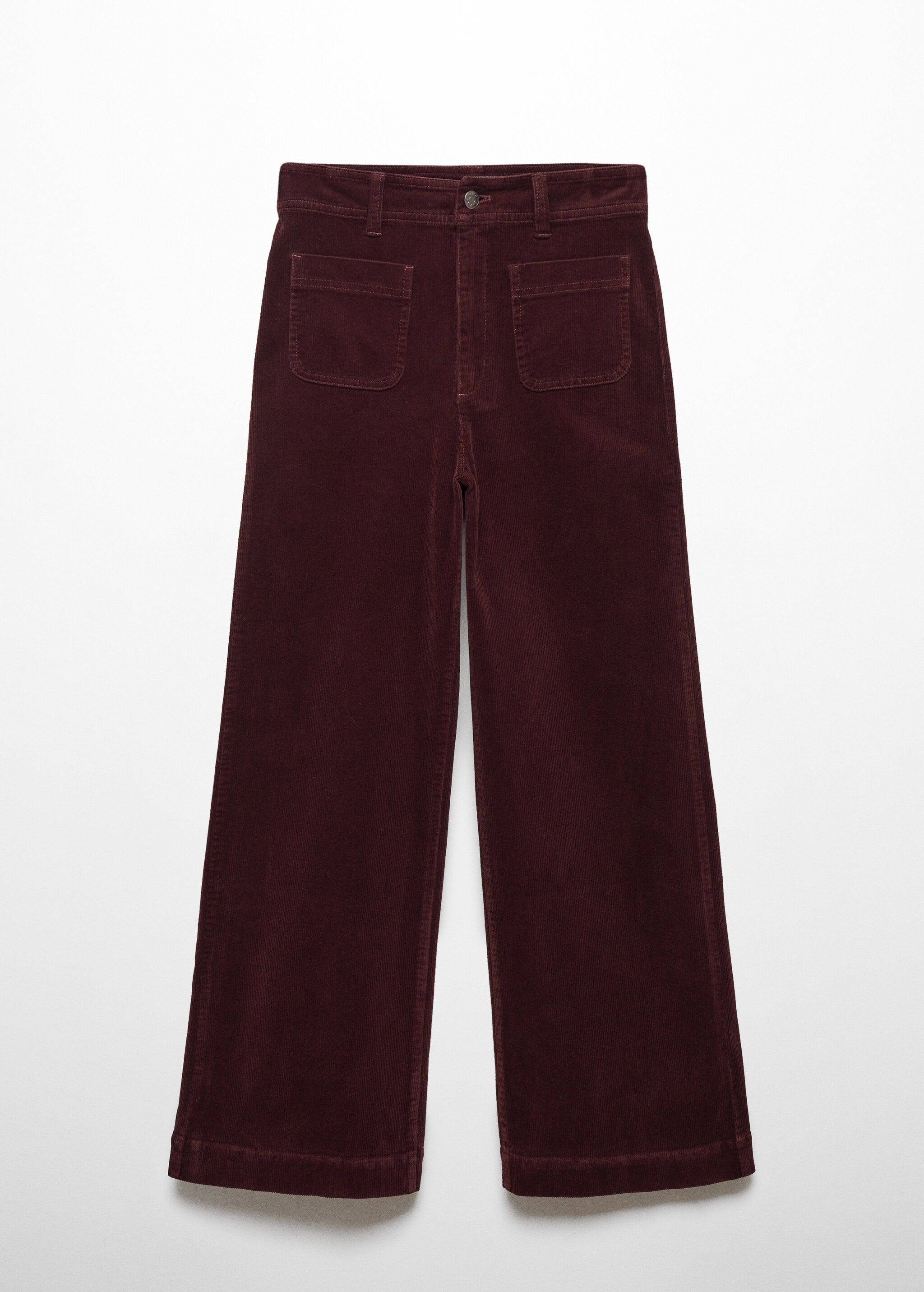 Corduroy culotte pants - Article without model