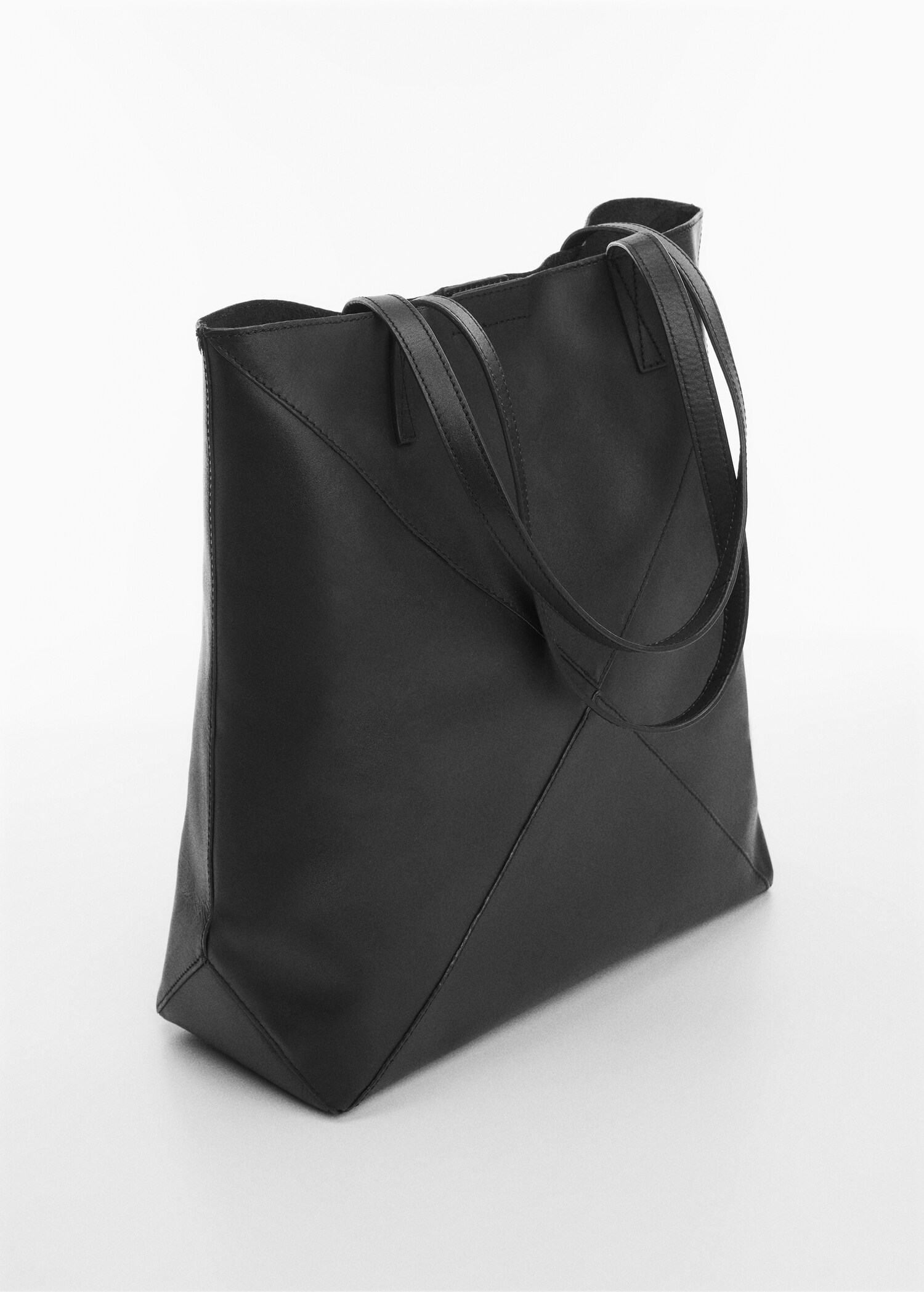 Sac shopper cuir - Plan moyen