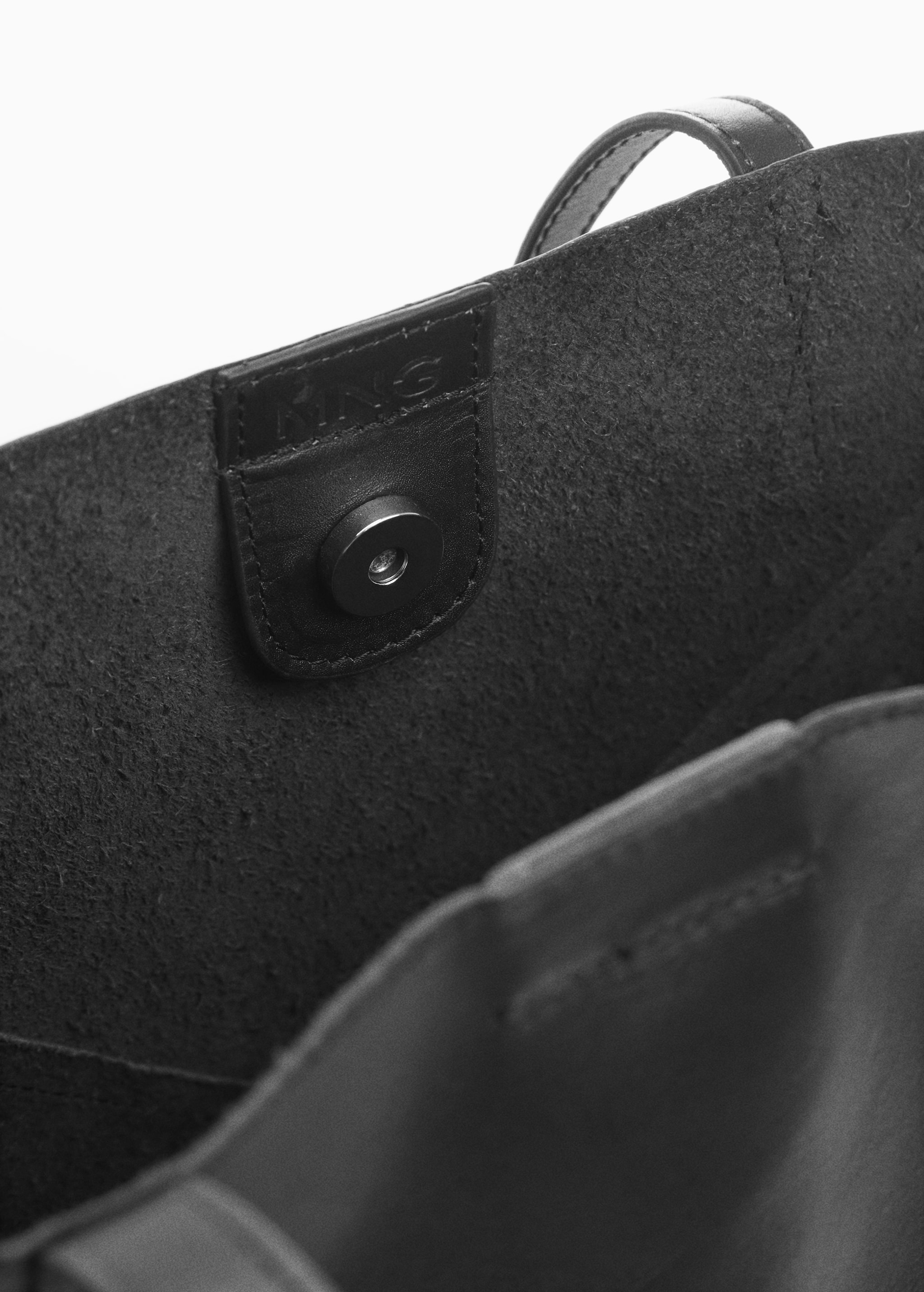 Leather shopper bag - Details of the article 2
