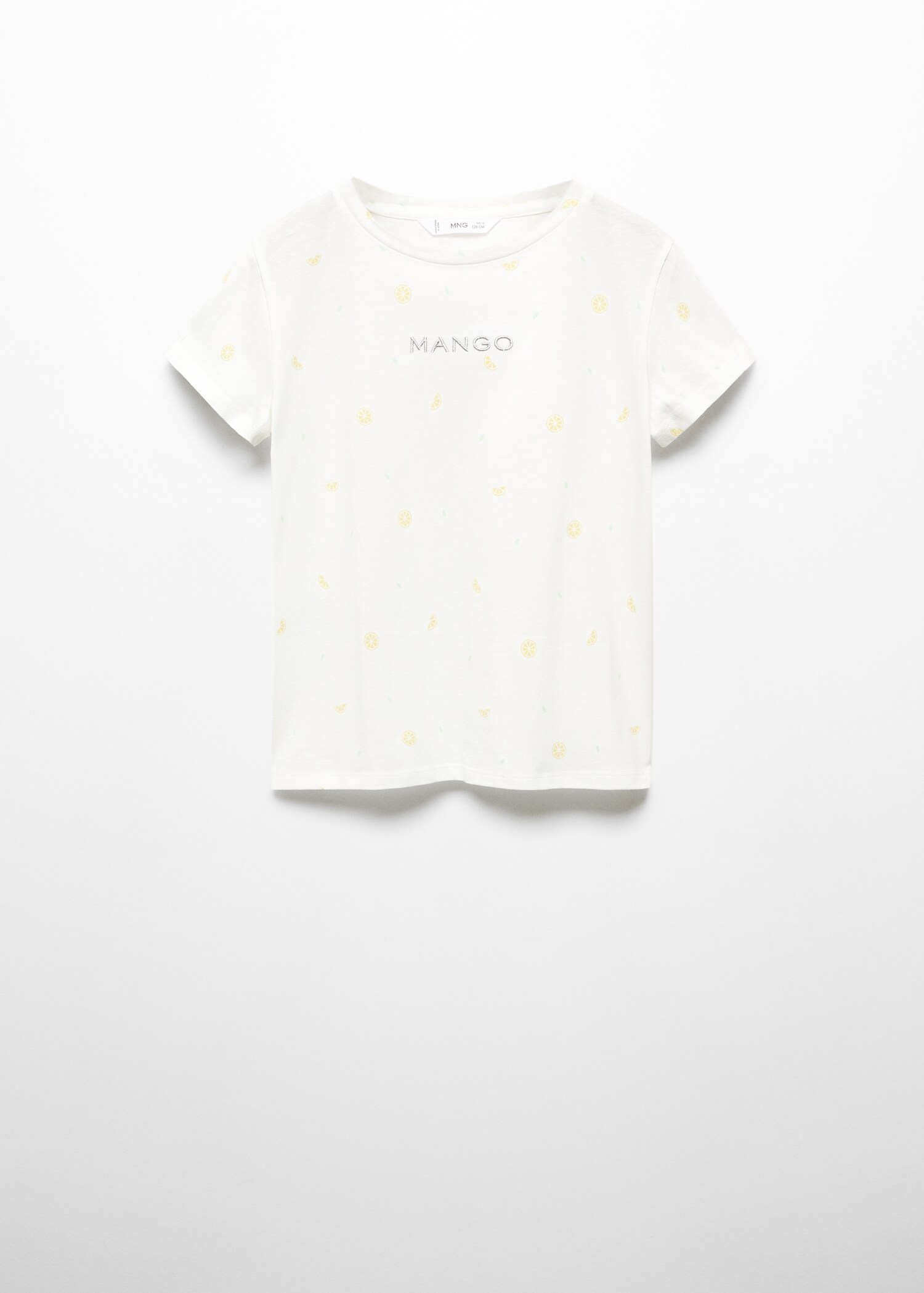 T-shirt met logo en korte mouwen - Artikel zonder model