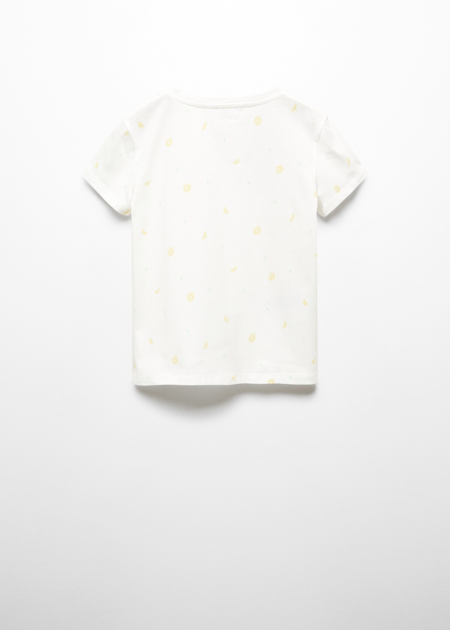 T-shirt met logo en korte mouwen - Achterkant van het artikel