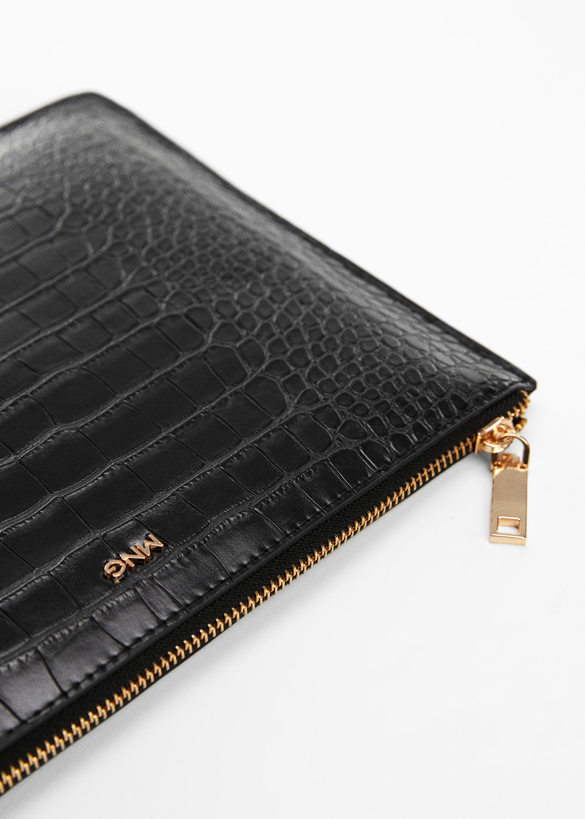 Animal print effect pochette - Details of the article 1