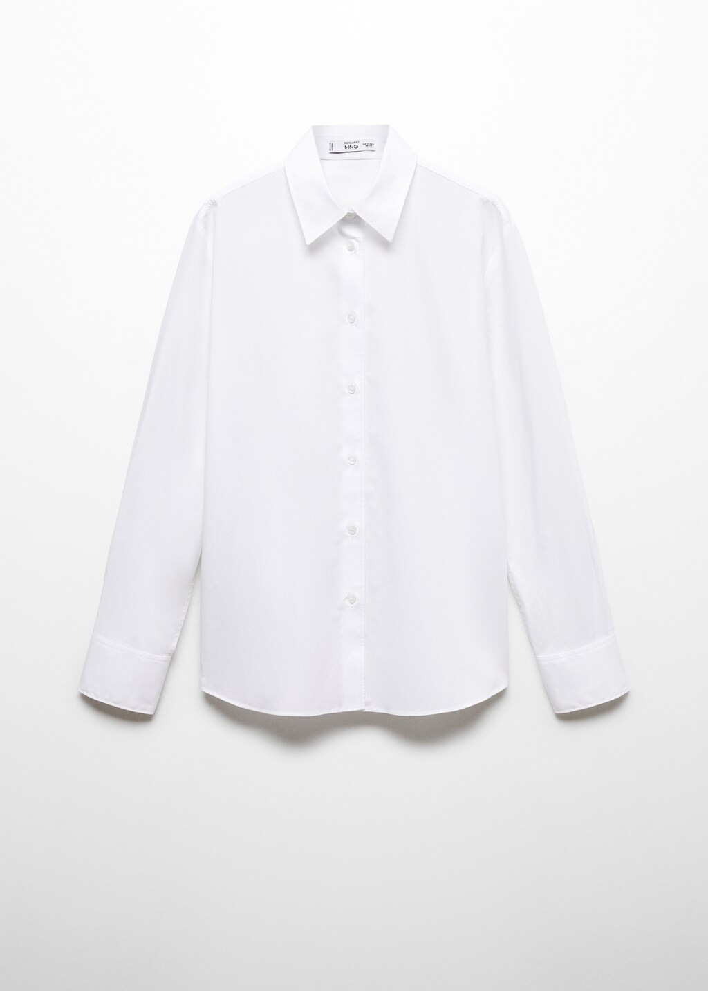 Regular cotton lyocell-blend shirt - Woman | MANGO Taiwan area