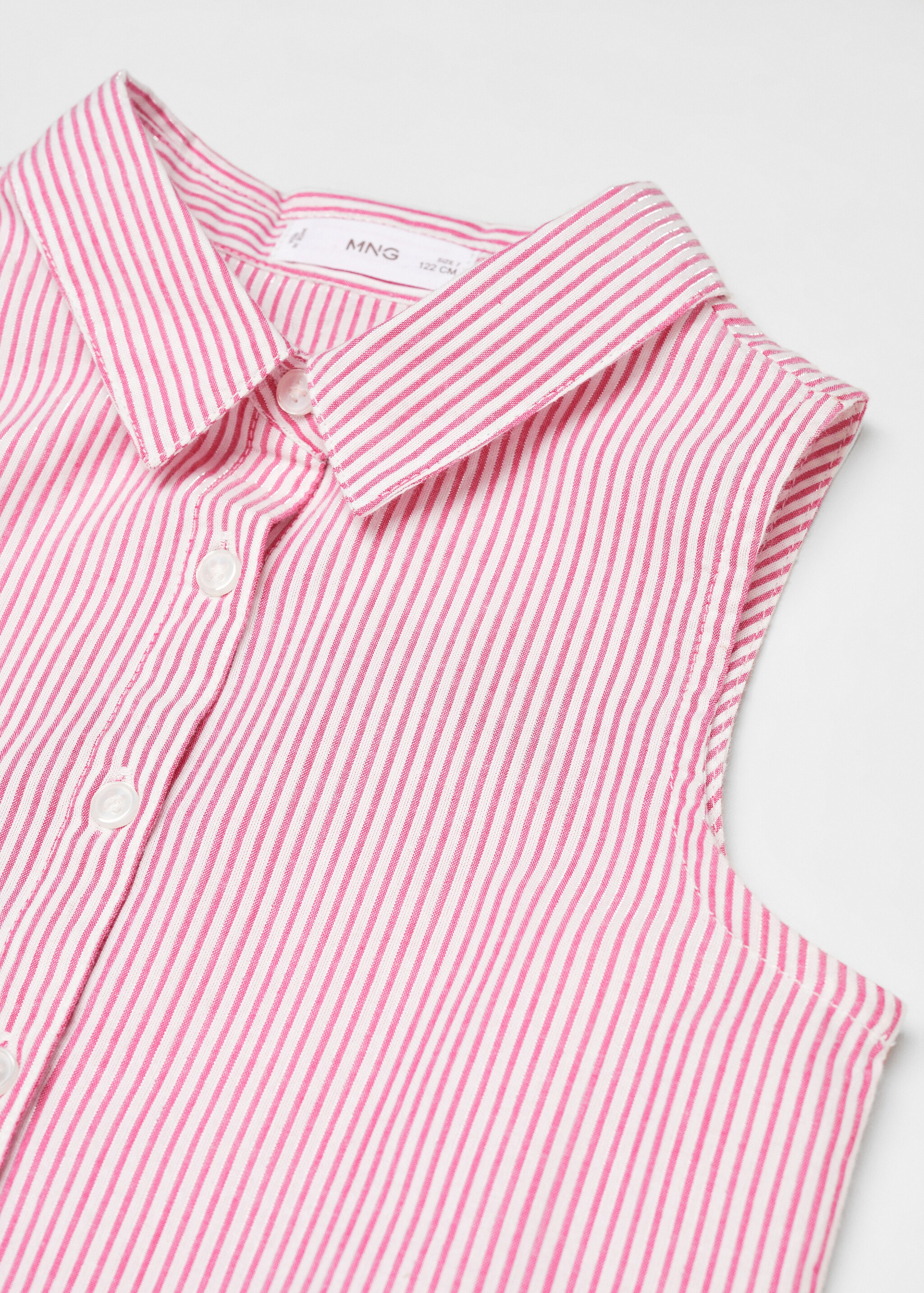 Striped shirt dress - Details of the article 8