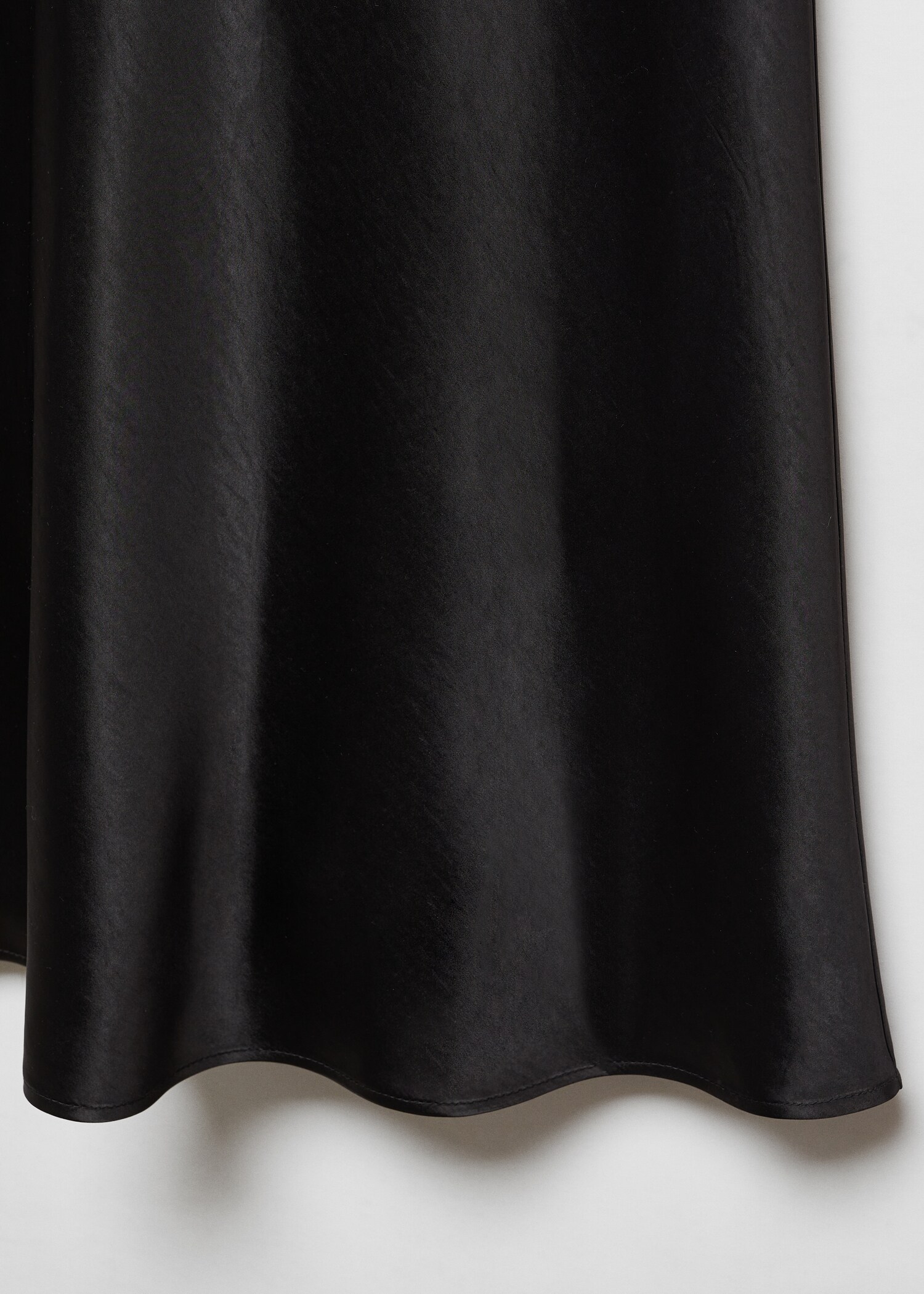 Midi satin skirt - Details of the article 8