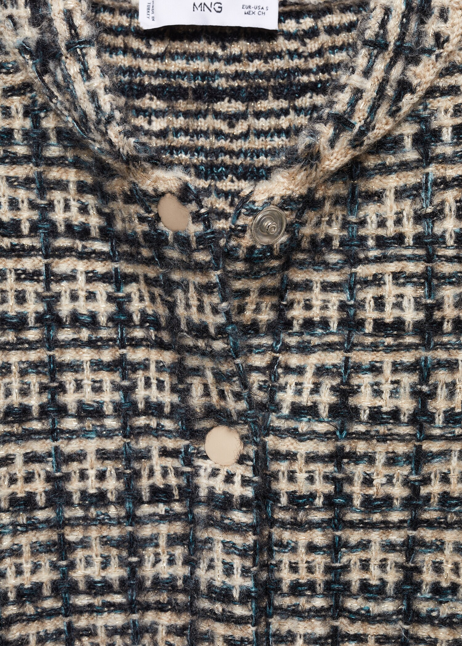 Tweed bomber jacket - Details of the article 8