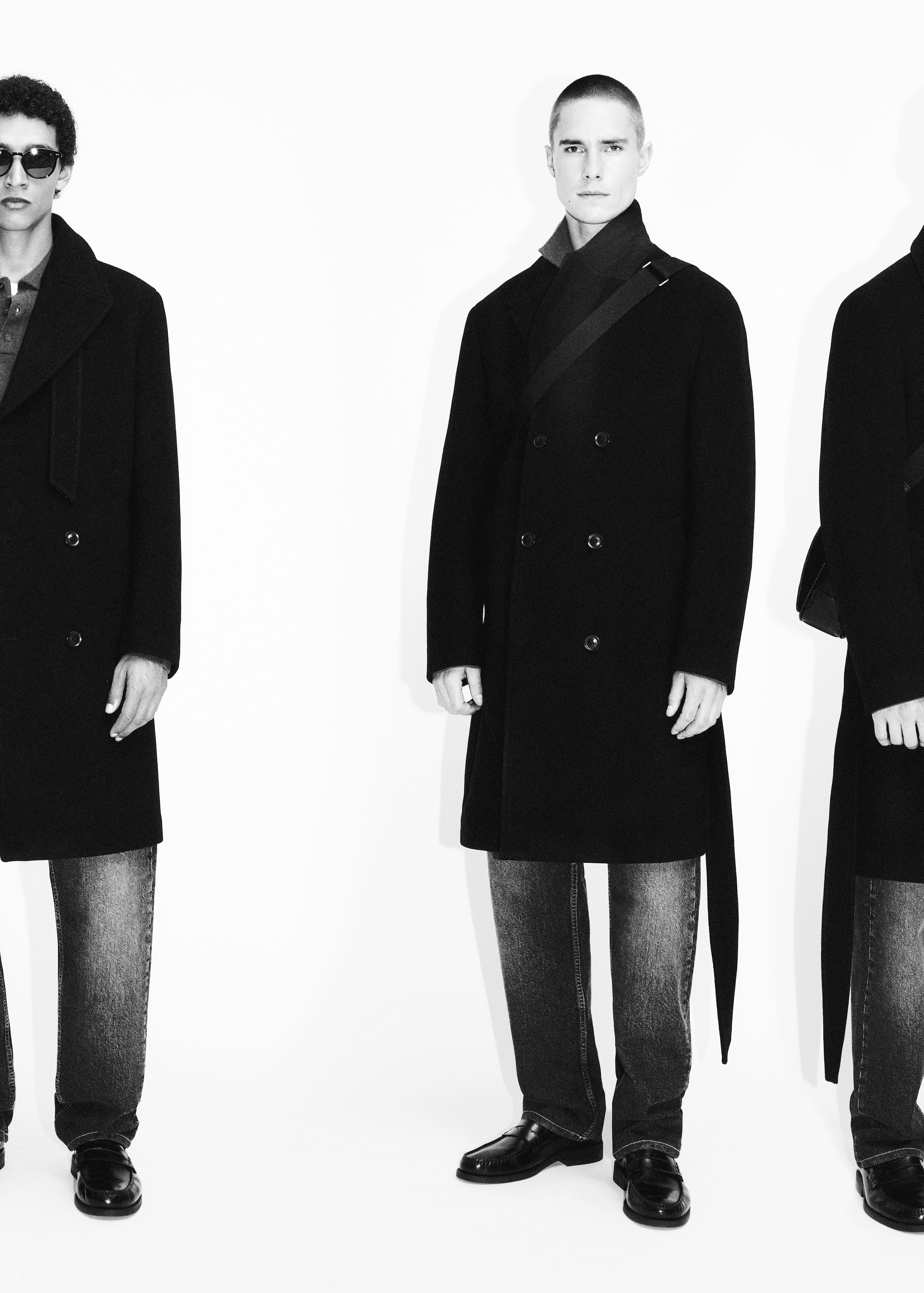 Handmade wool coat with belt - Details of the article 7