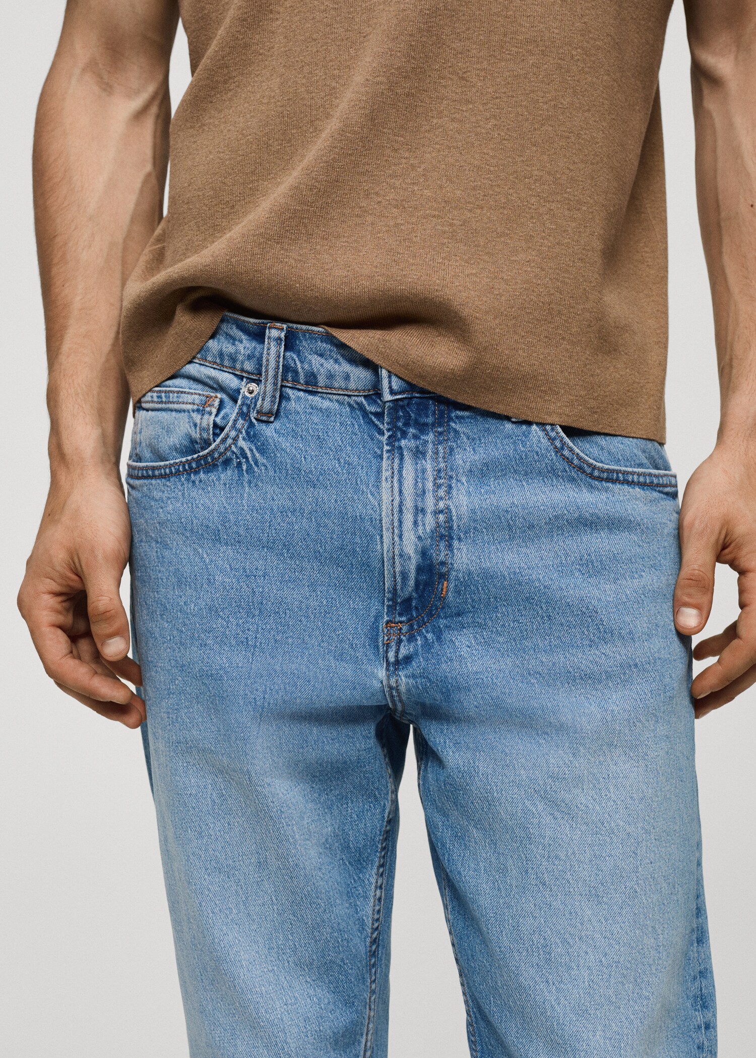 Tapered-fit jeans - Details of the article 1