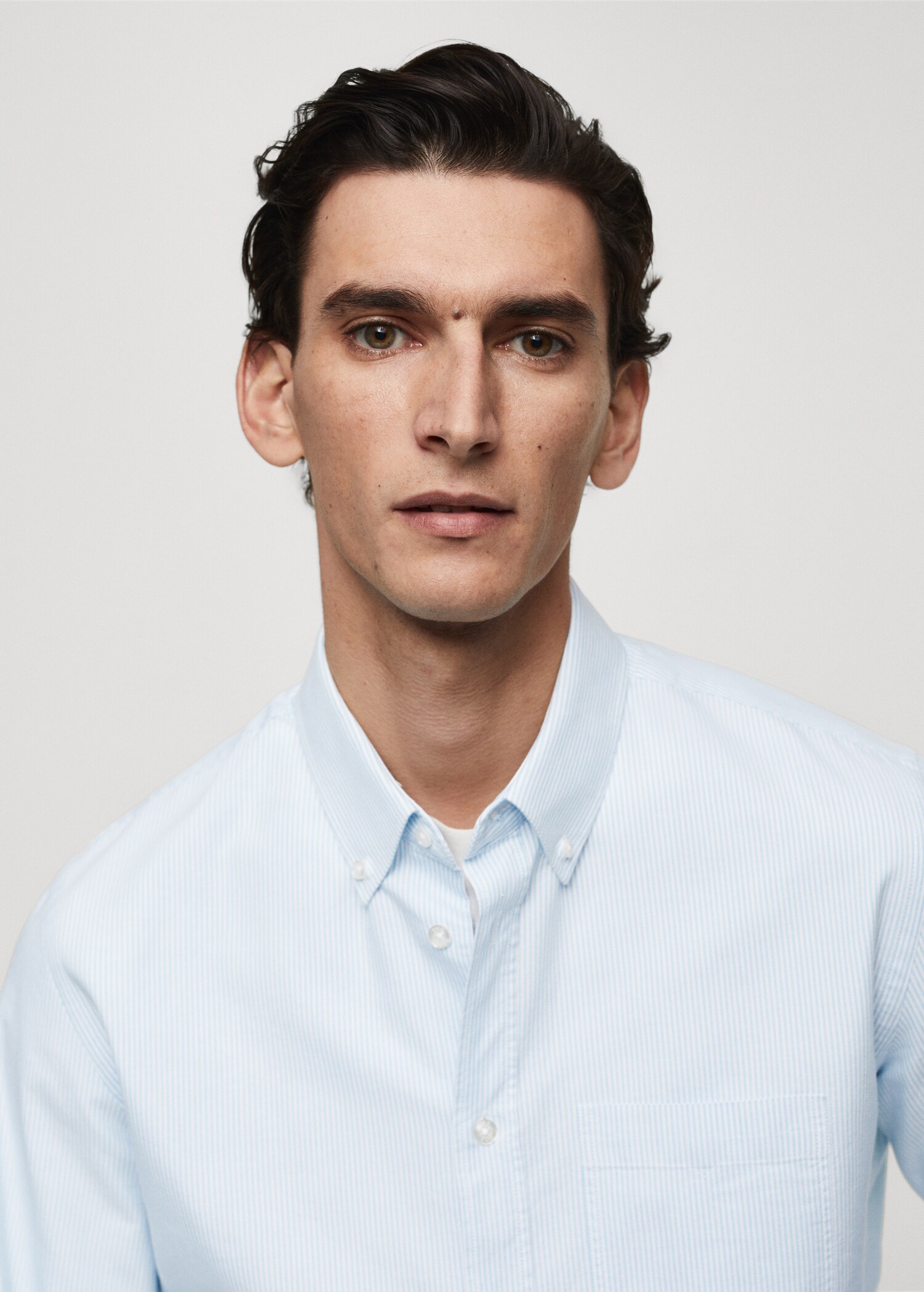 100% cotton kodak striped shirt - Details of the article 1