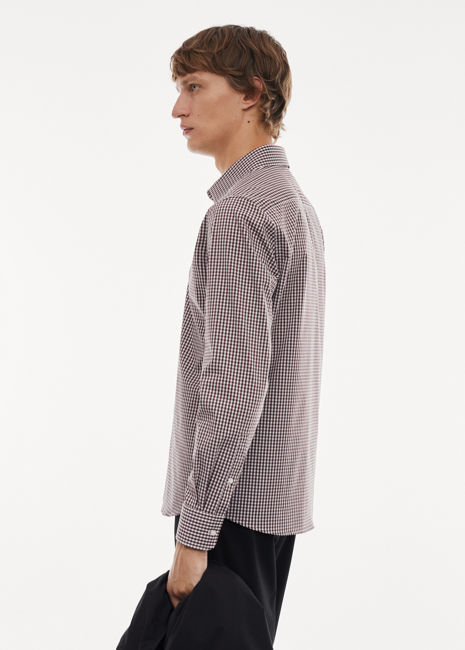 Micro-stretch fabric shirt - Details of the article 1