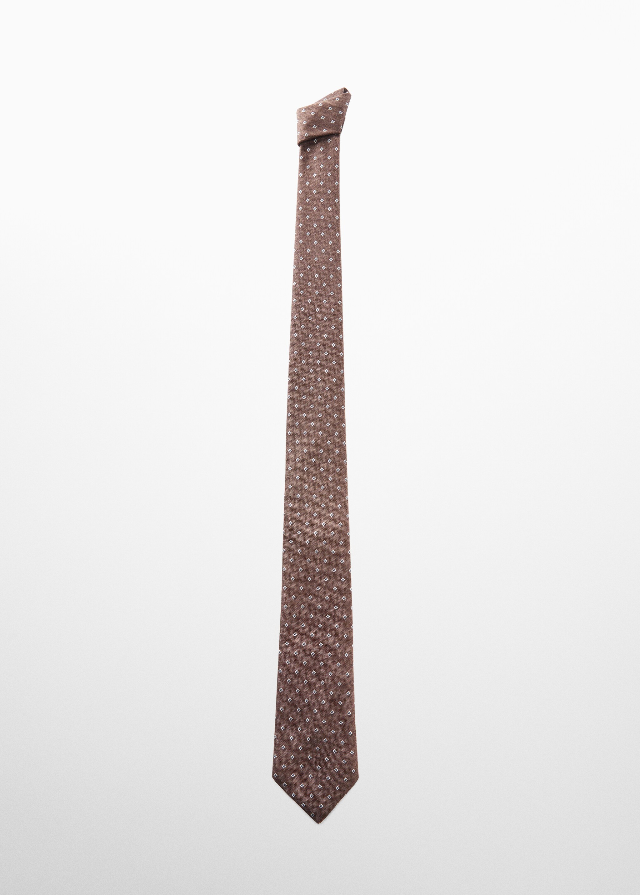 ربطة عنق مطبوعة بأشكال هندسية - منتج دون نموذج