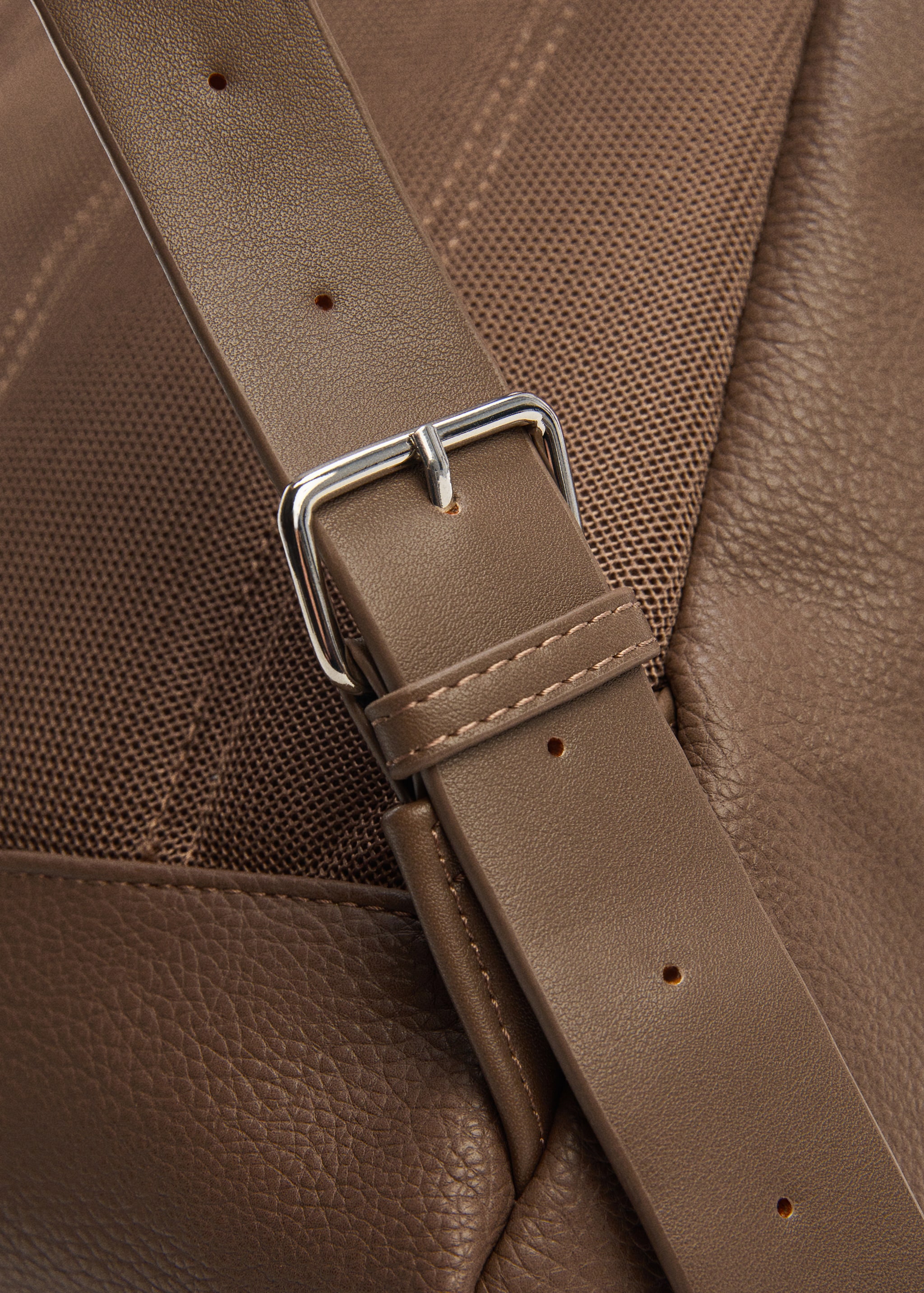 Leather-effect backpack - Details of the article 4