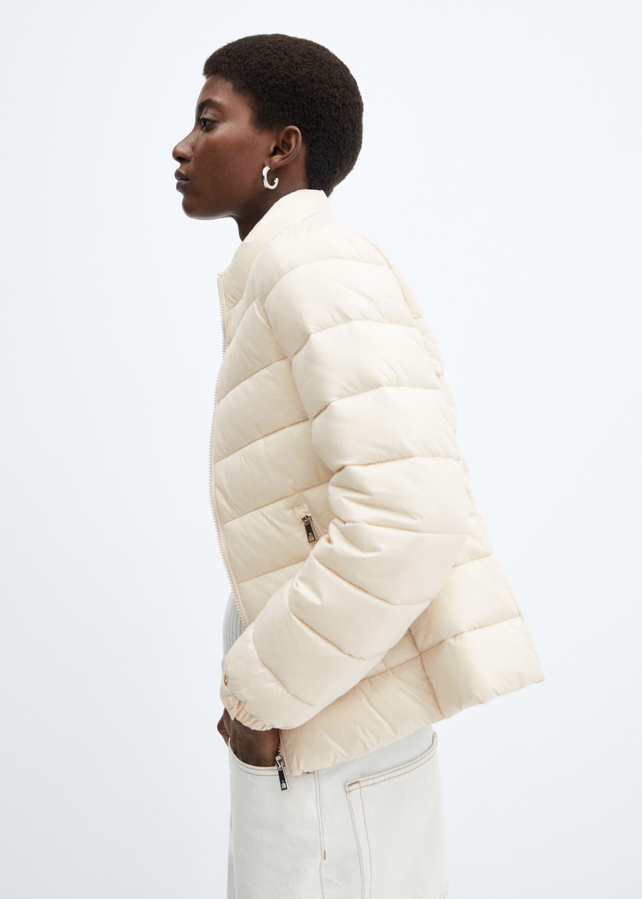 Pocket quilted jacket - Medium plane