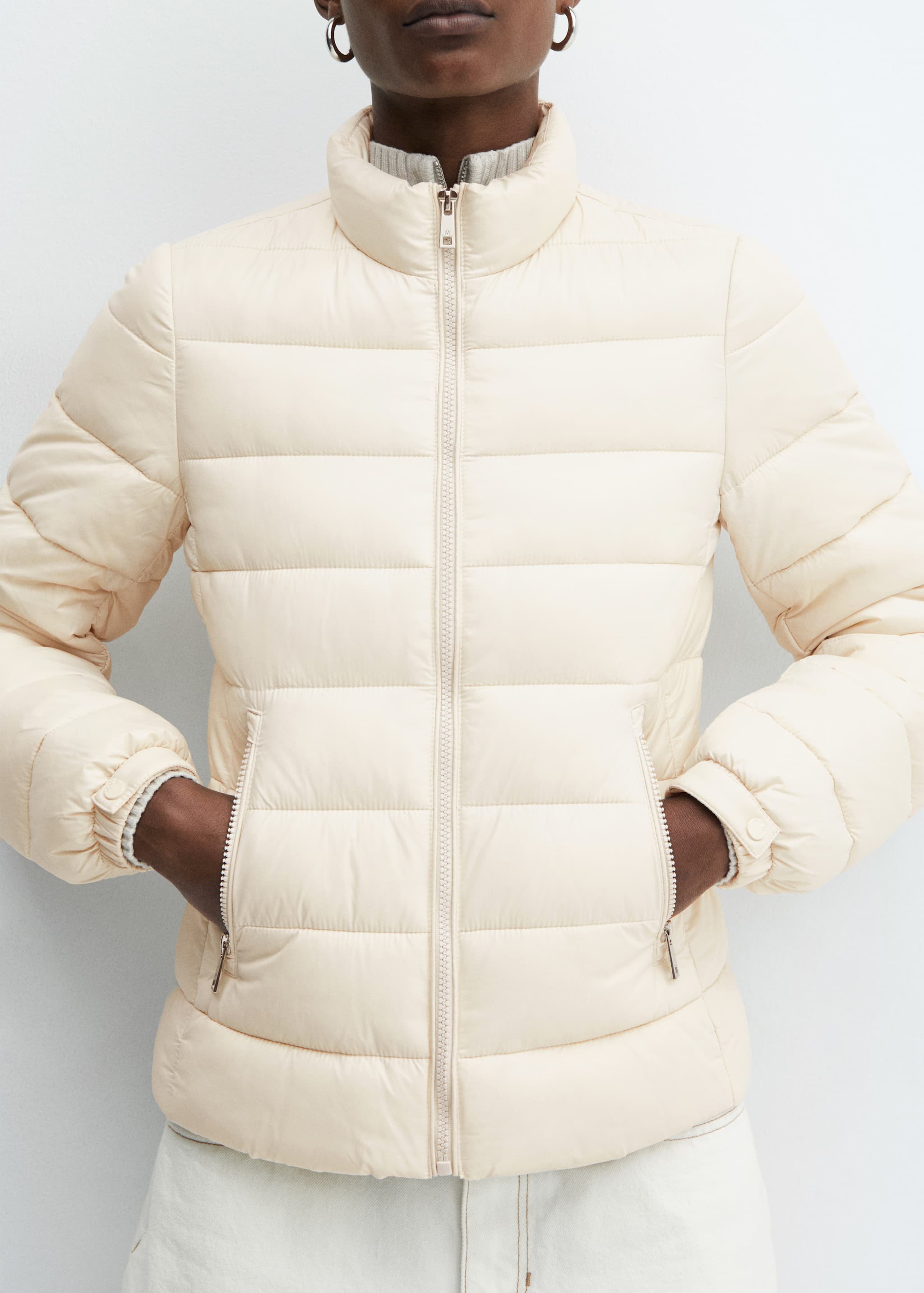 Pocket quilted jacket - Details of the article 6