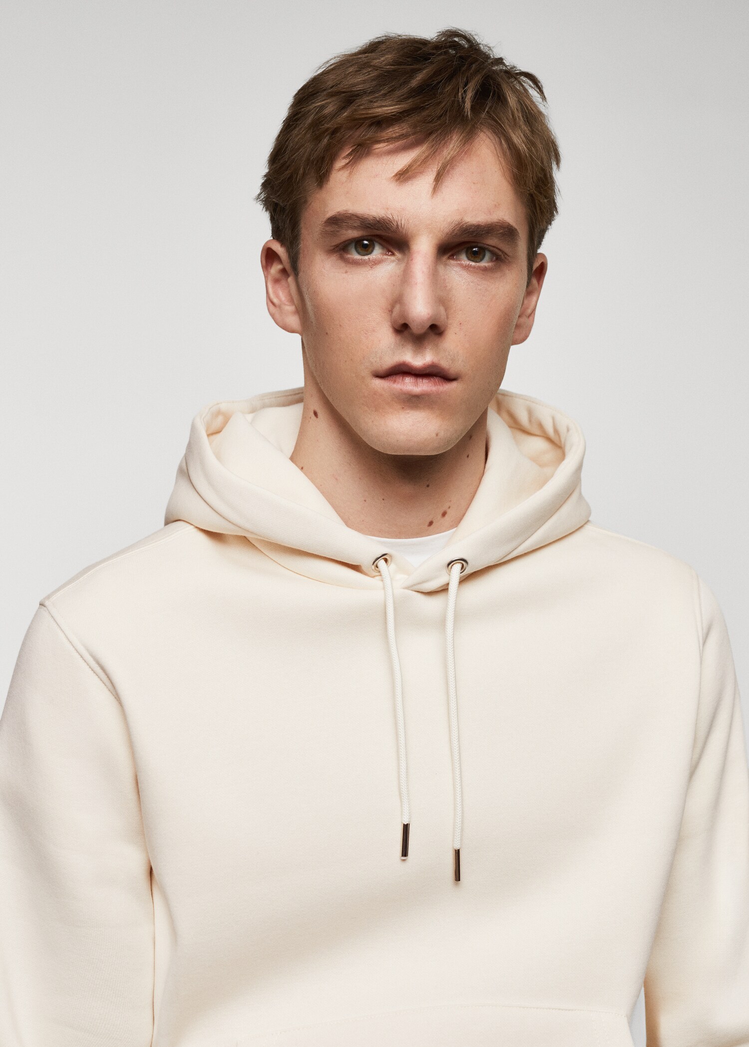 Kangaroo hooded cotton sweatshirt - Details of the article 1