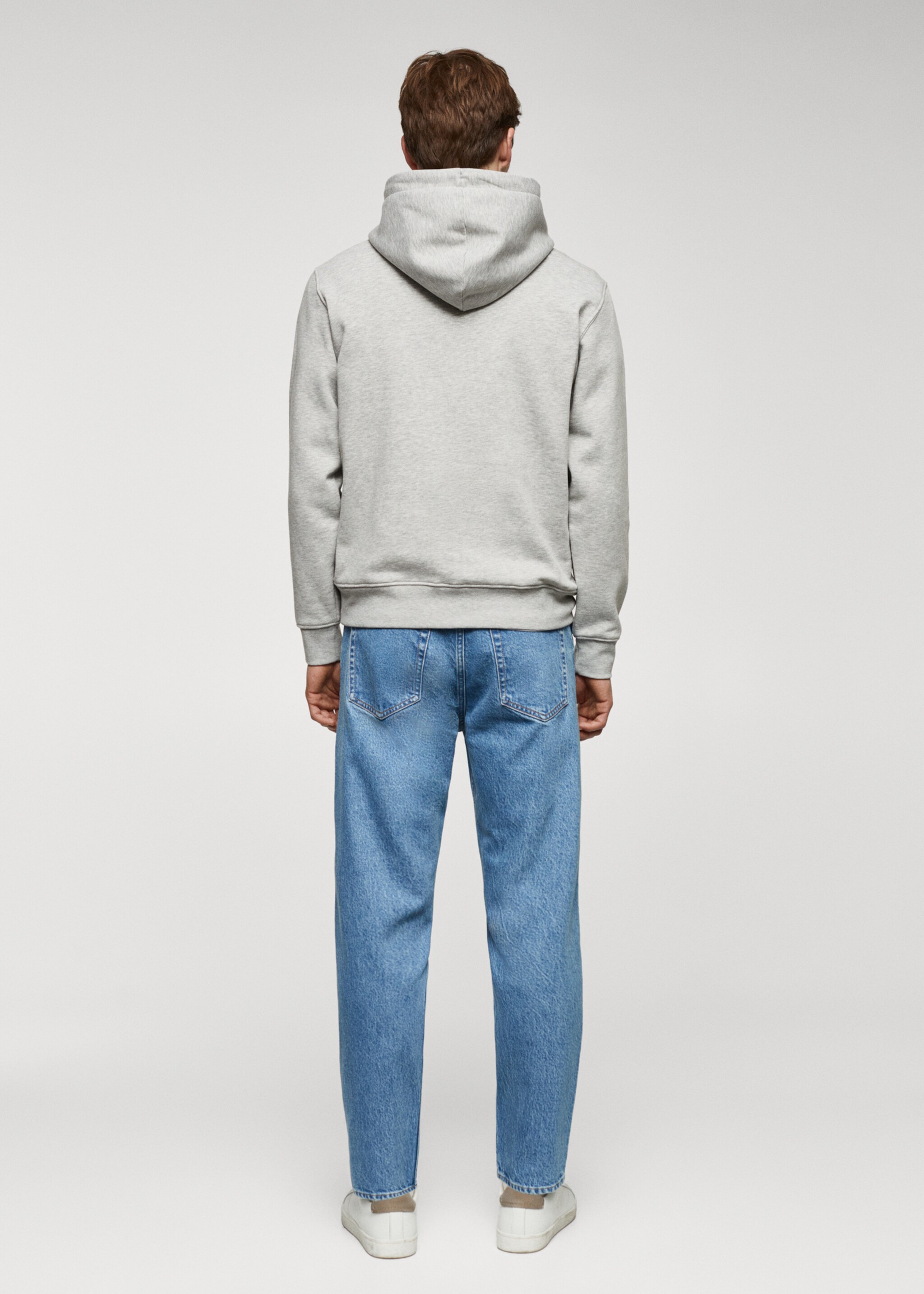 Sudadera algodón capucha canguro - Reverso del artículo