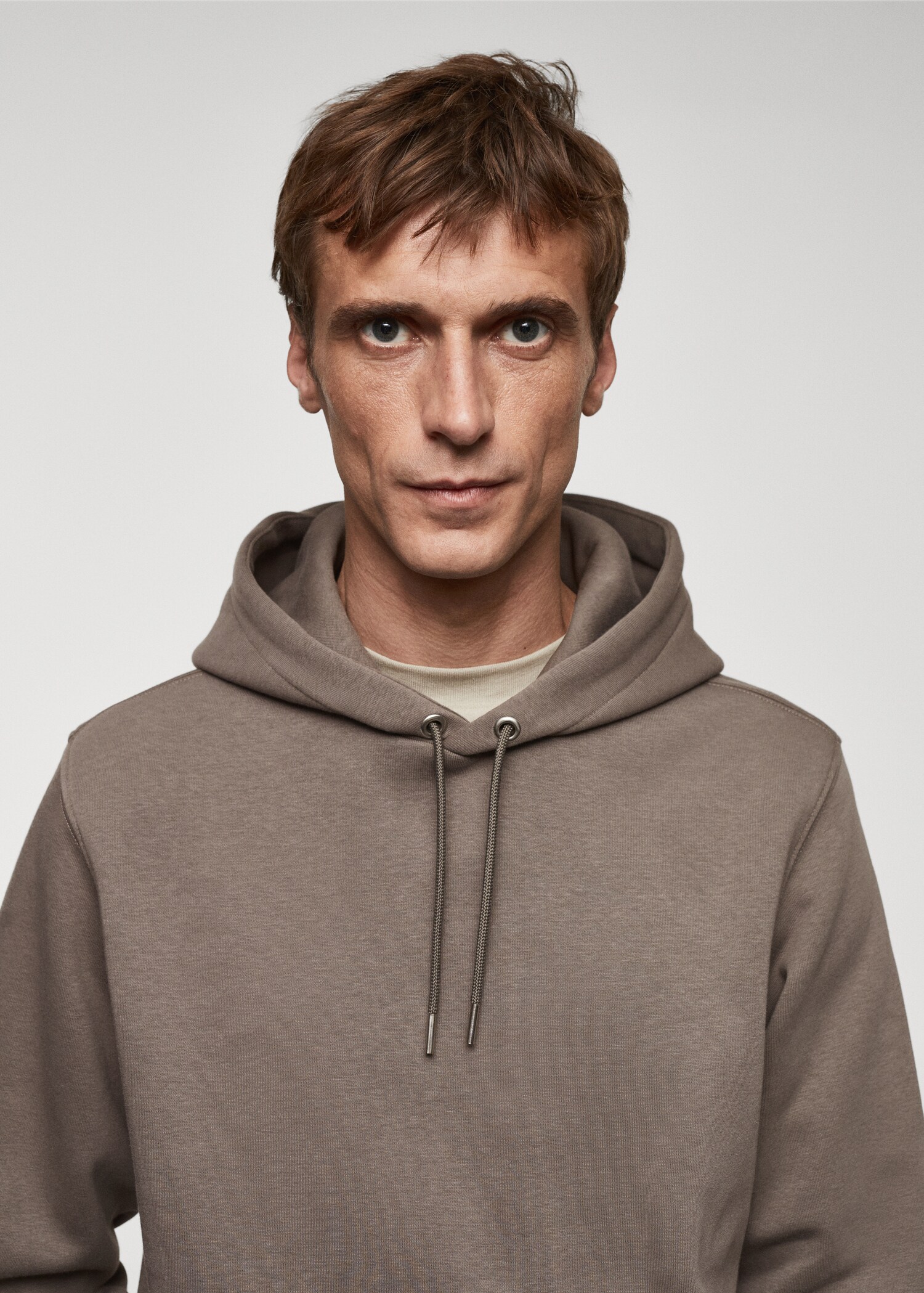 Kangaroo hooded cotton sweatshirt - Details of the article 1